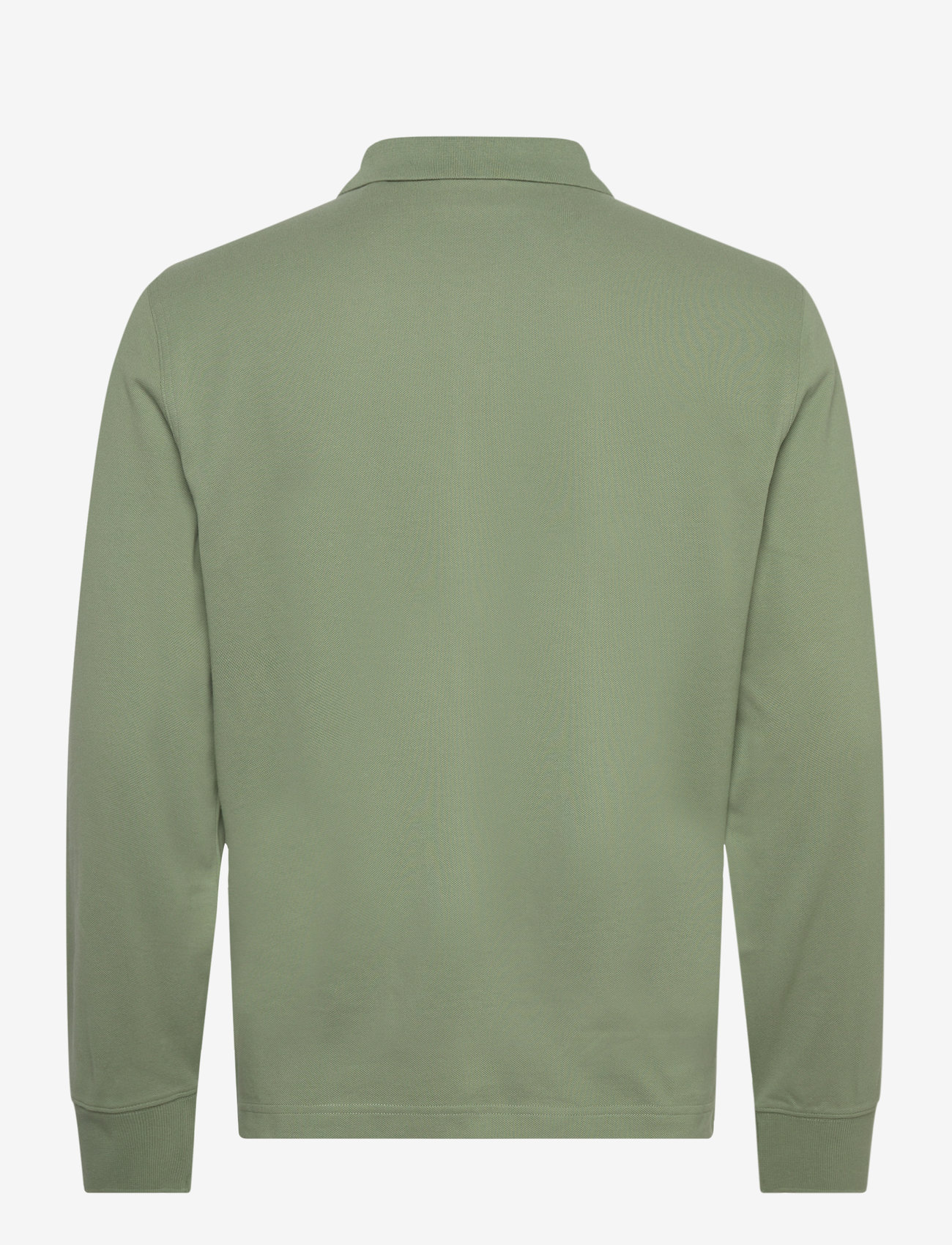 Gant - Long Sleeve Polo Shirt - langærmede poloer - kalamata green - 1