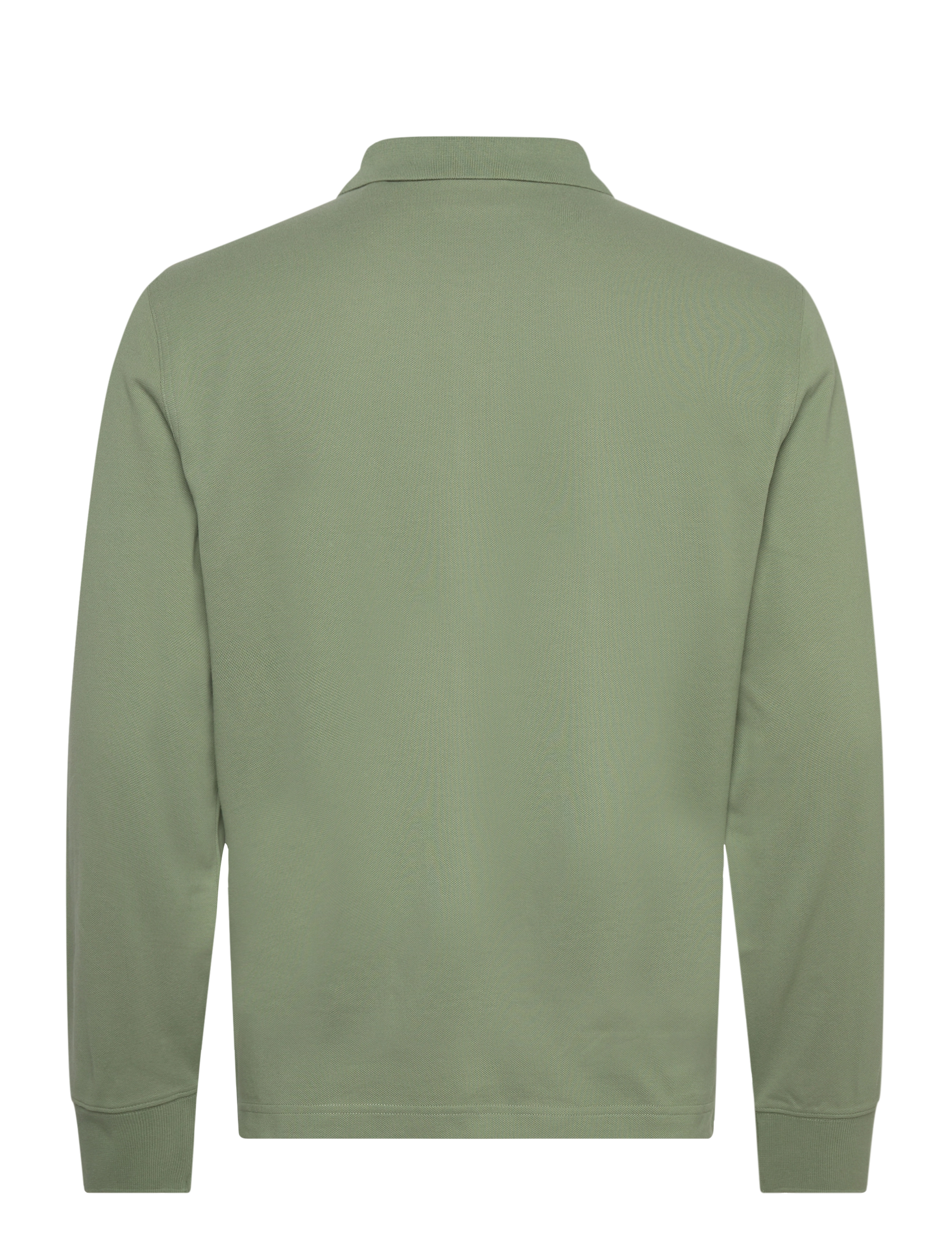 Gant - Long Sleeve Polo Shirt - long-sleeved polos - kalamata green - 1