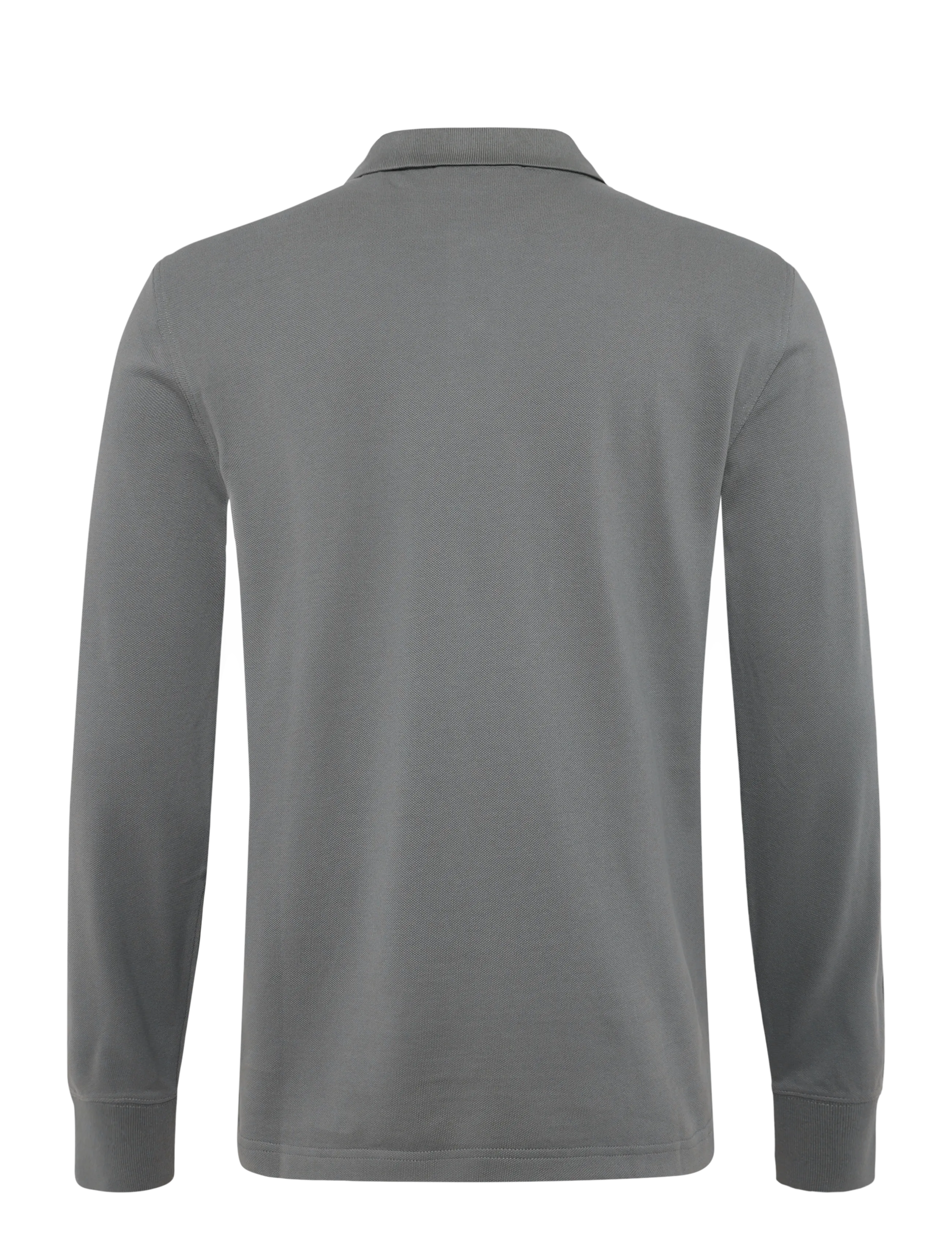 Gant - REG SHIELD LS PIQUE POLO - langärmelig - mid grey - 1