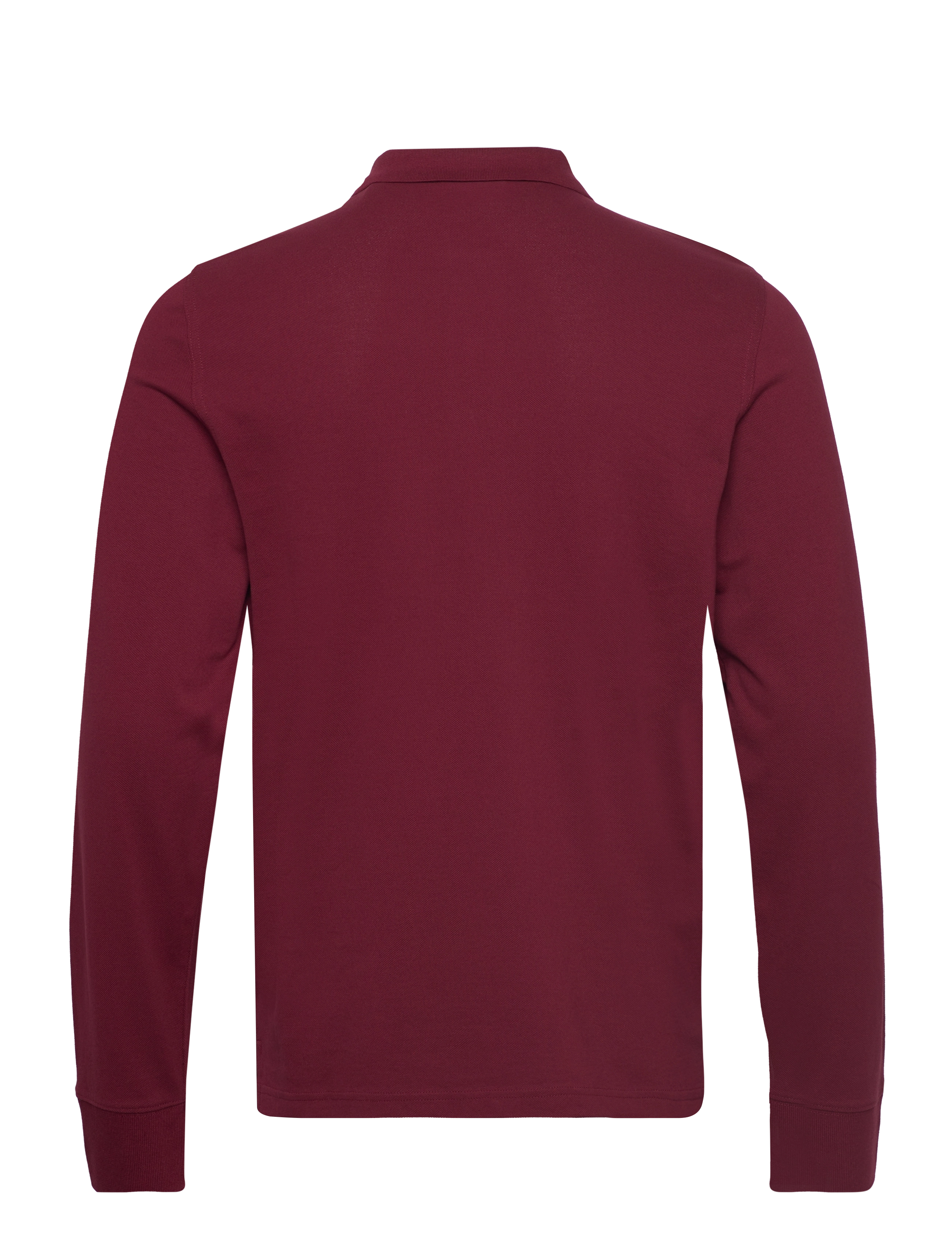 Gant - Long Sleeve Polo Shirt - long-sleeved polos - plumped red - 1