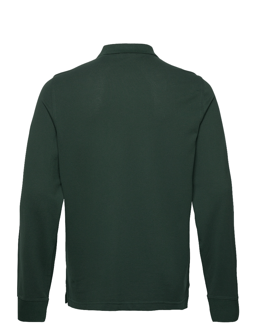 Gant - Long Sleeve Polo Shirt - langärmelig - tartan green - 2