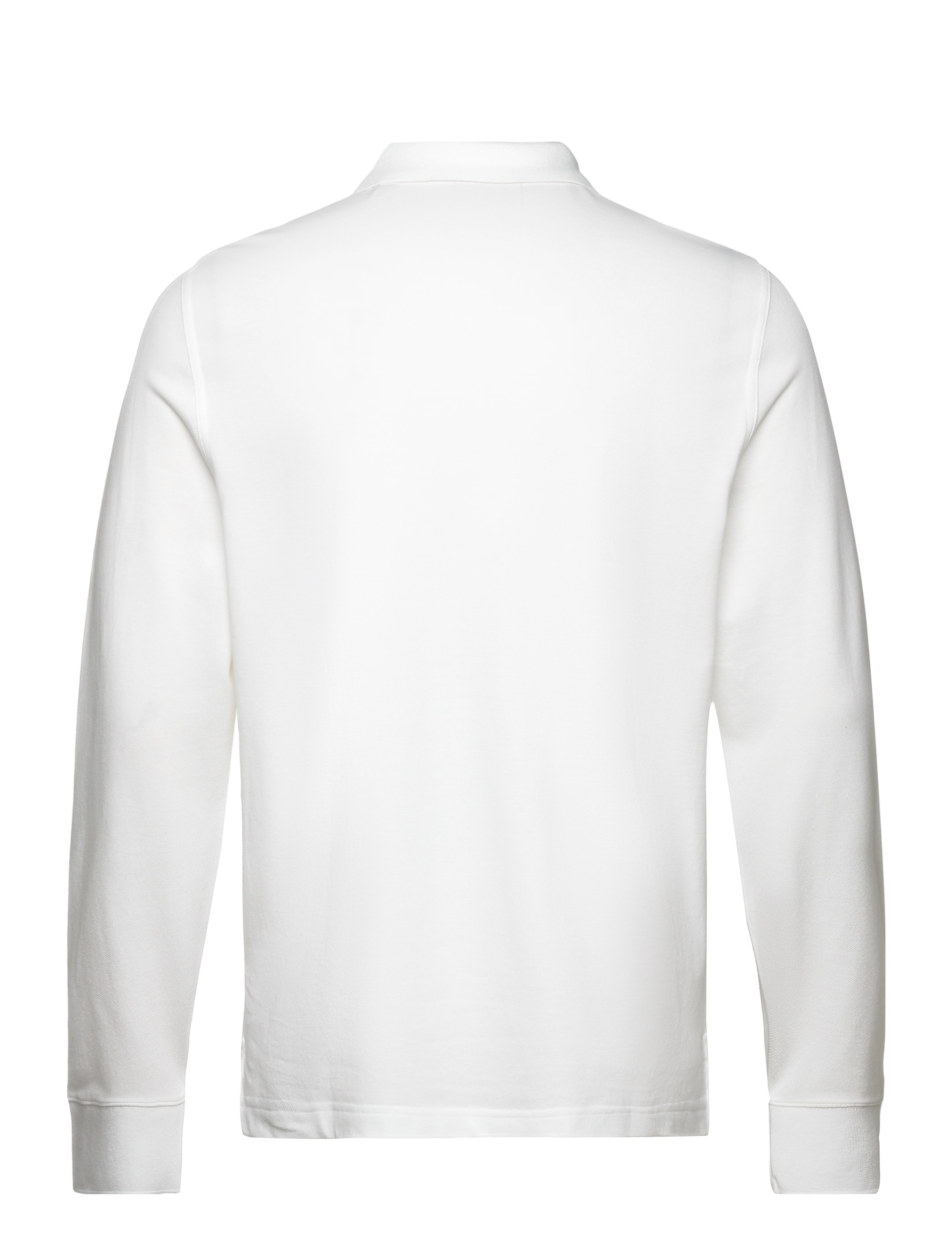 Gant - Long Sleeve Polo Shirt - long-sleeved polos - white - 2