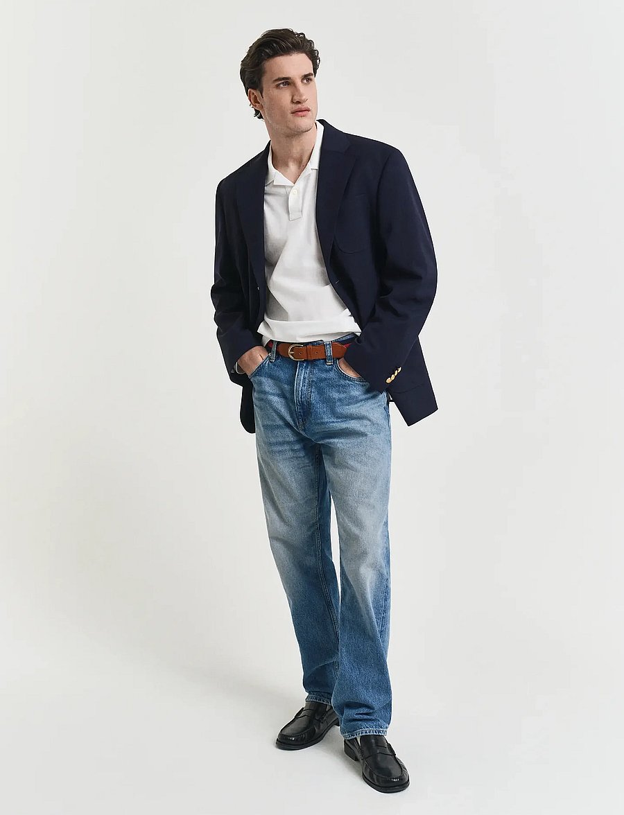 Gant - Long Sleeve Polo Shirt - polo marškinėliai ilgomis rankovėmis - white - 5