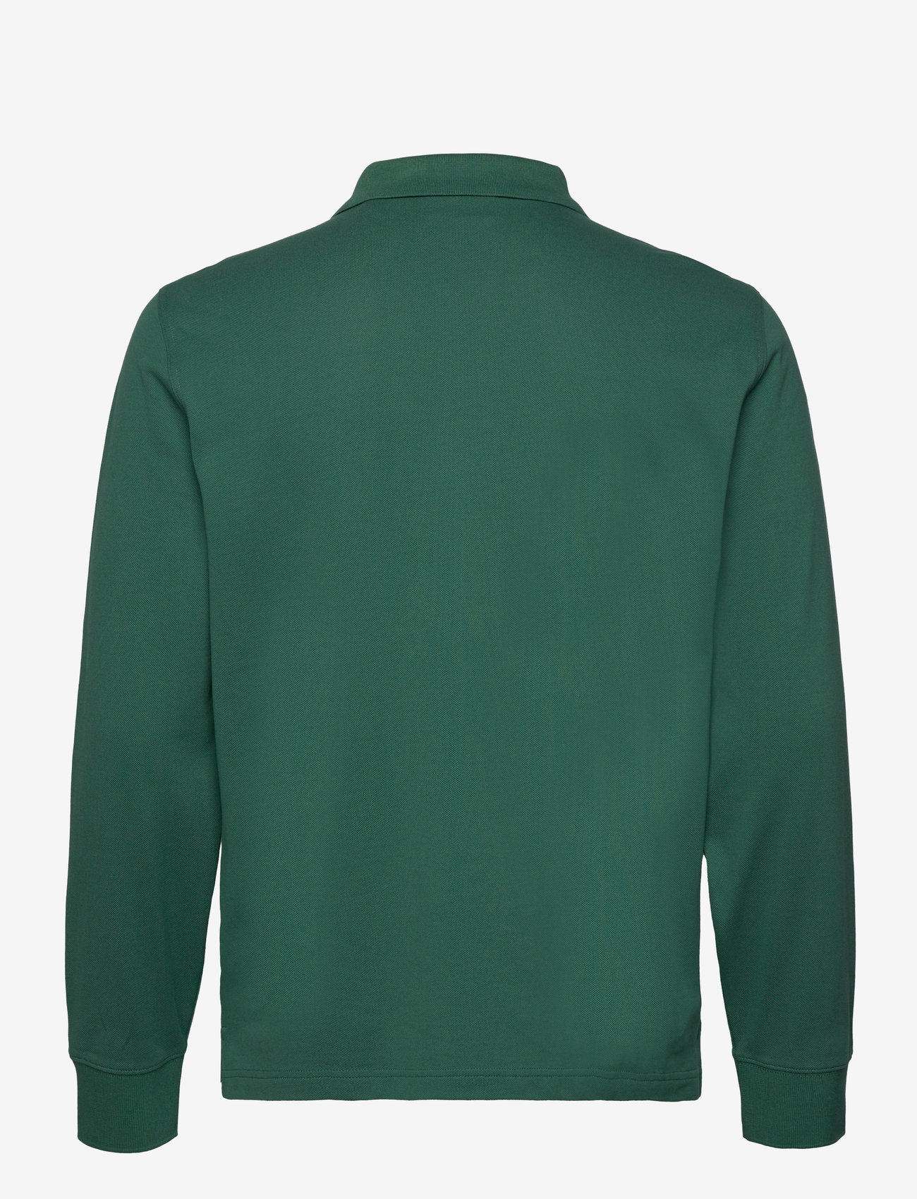 Gant - Long Sleeve Polo Shirt - long-sleeved polos - woody green - 1