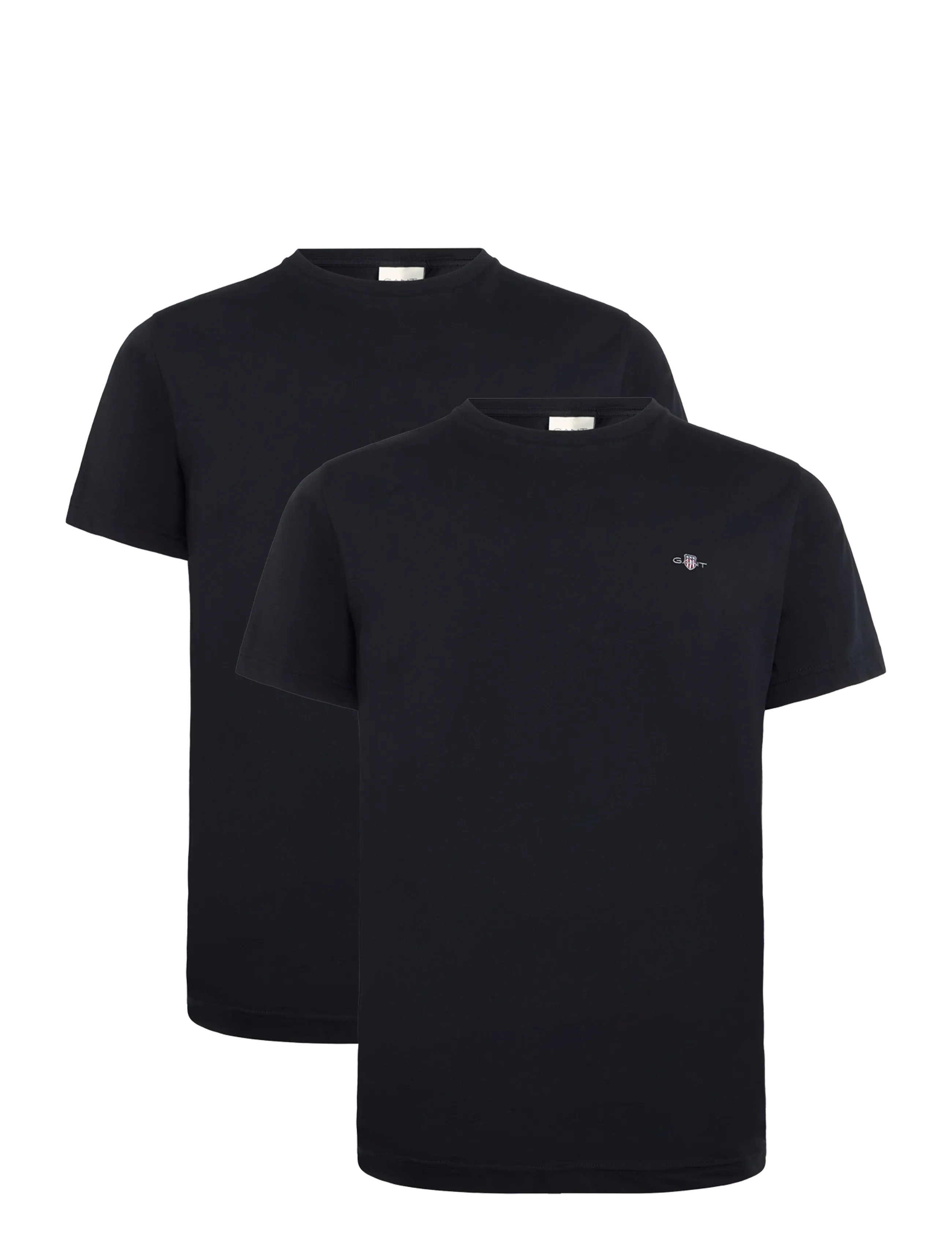 Gant 2-Pack Shield T-Shirt - Gant - BLACK / black