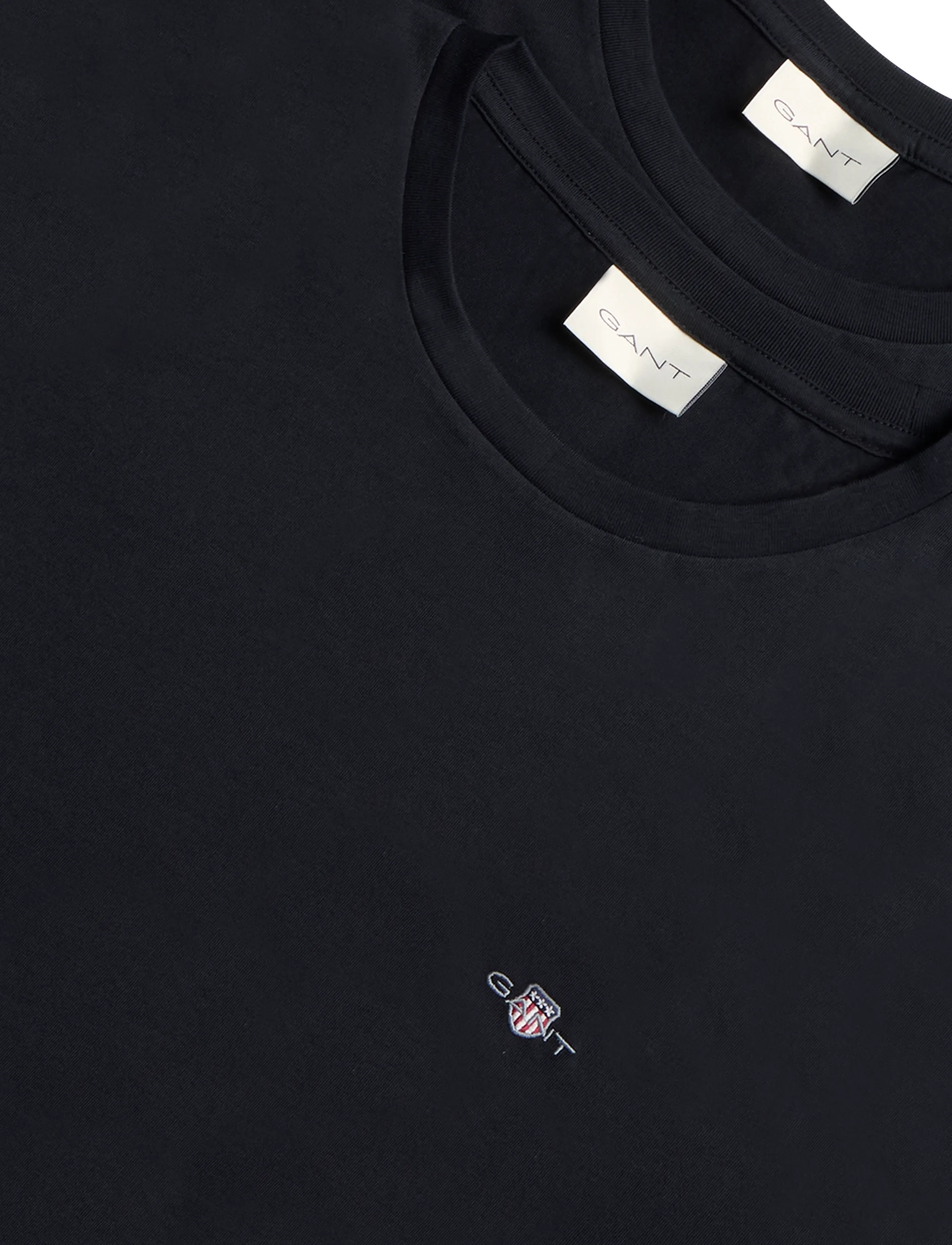 Gant - 2-Pack Shield T-Shirt - t-särkide multipakk - black - 2