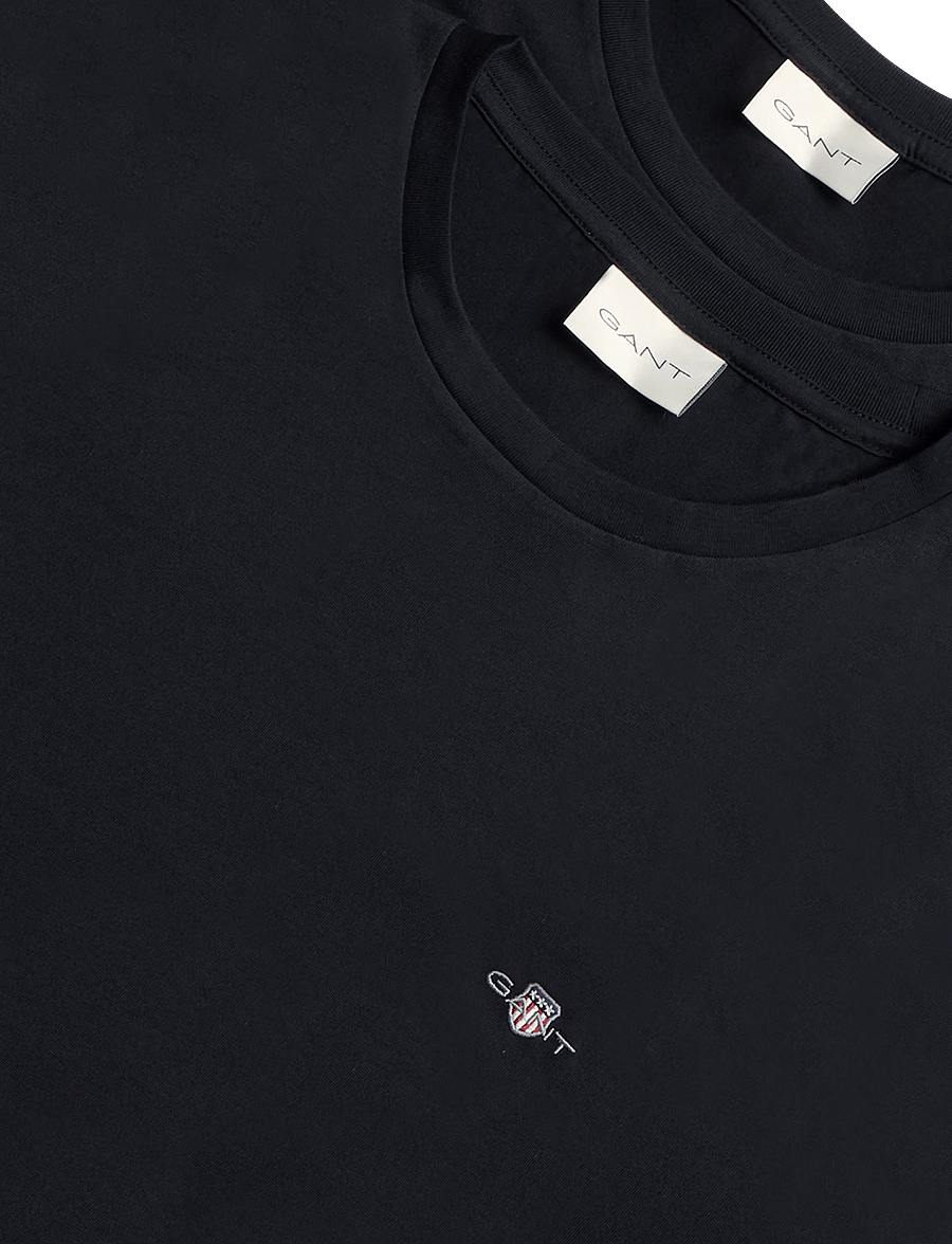 Gant - 2-Pack Shield T-Shirt - t-särkide multipakk - black - 2