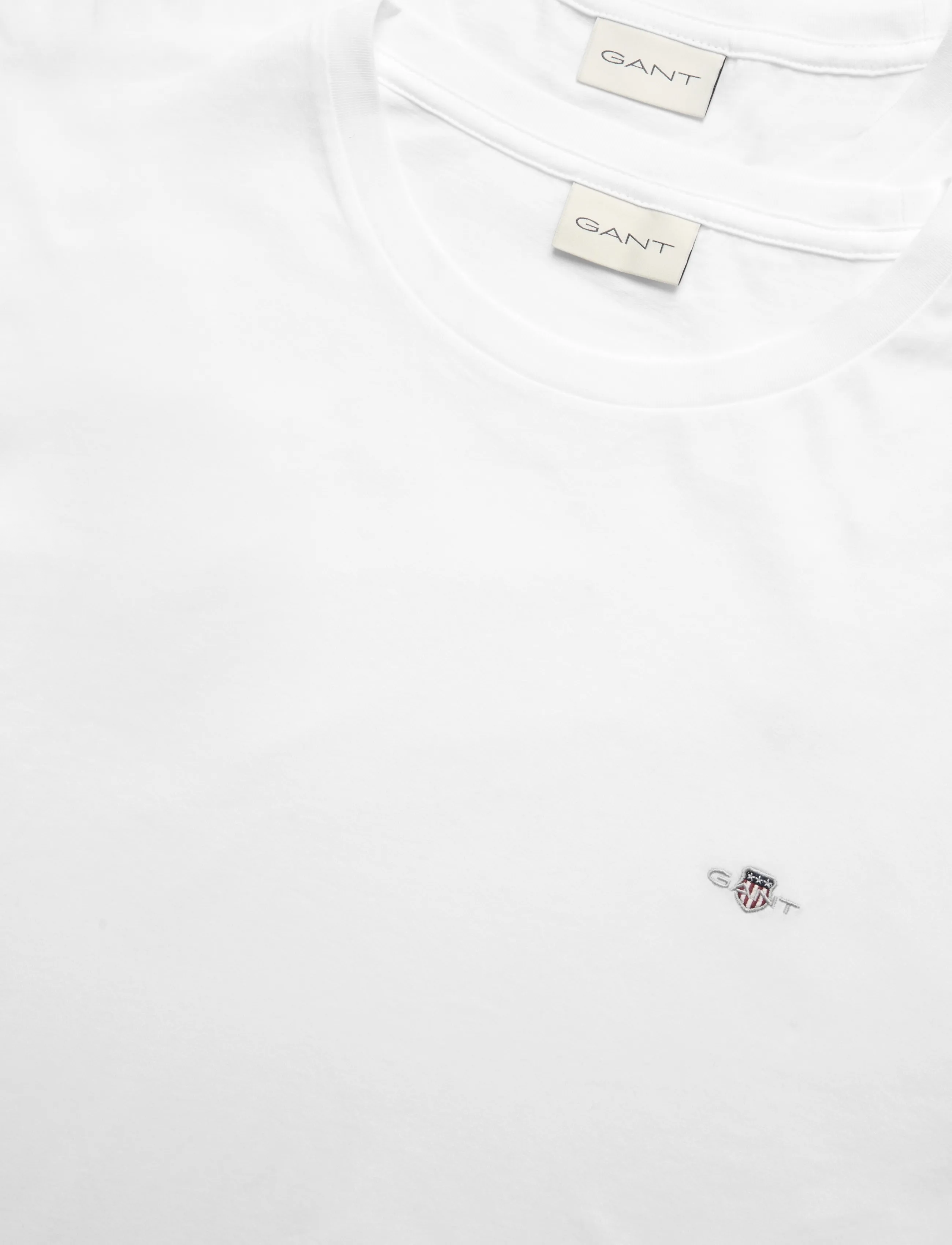 Gant - 2-Pack Shield T-Shirt - t-shirts im multipack - white - 2