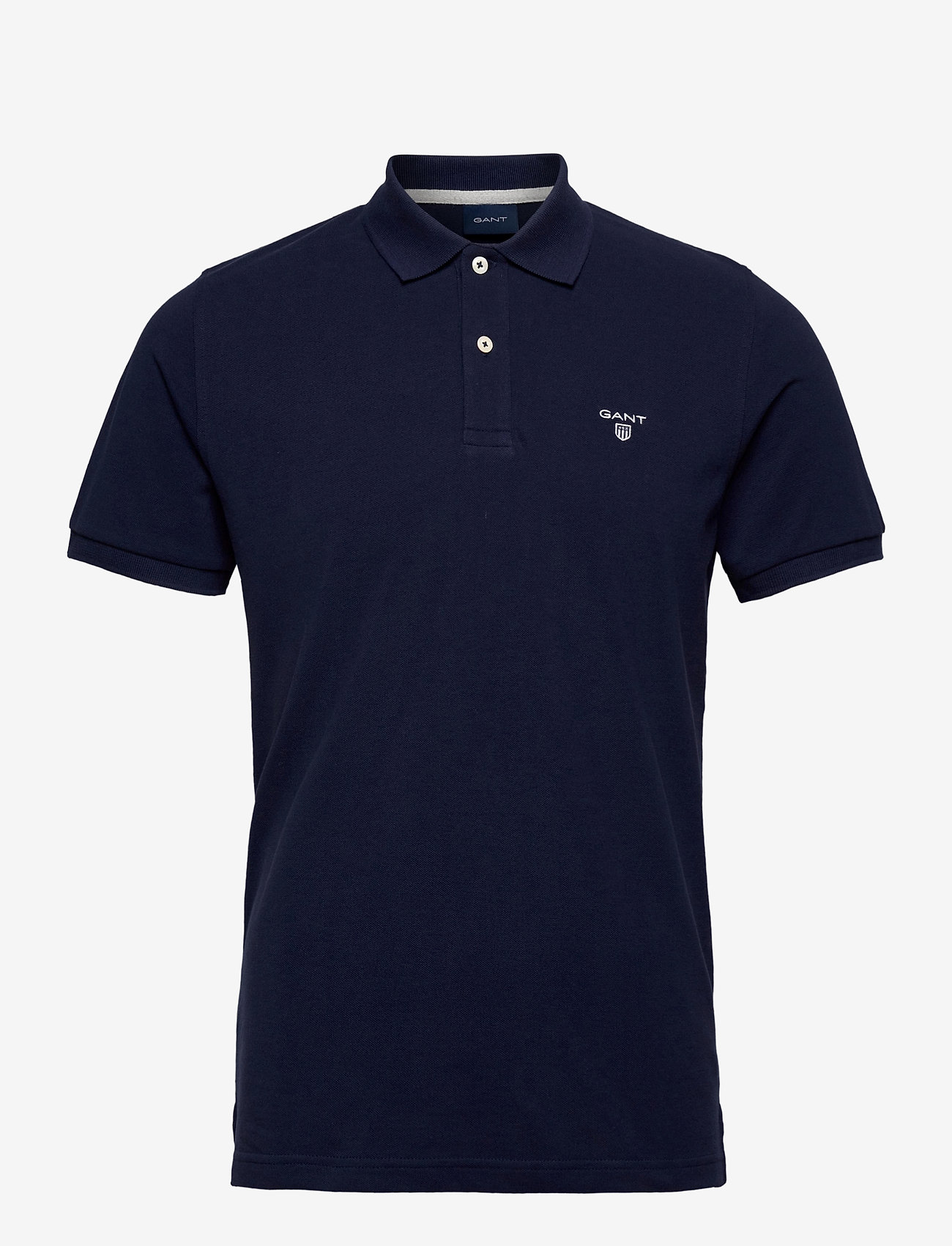 GANT - MD. GANT PIQUE SS RUGGER - evening blue - 0