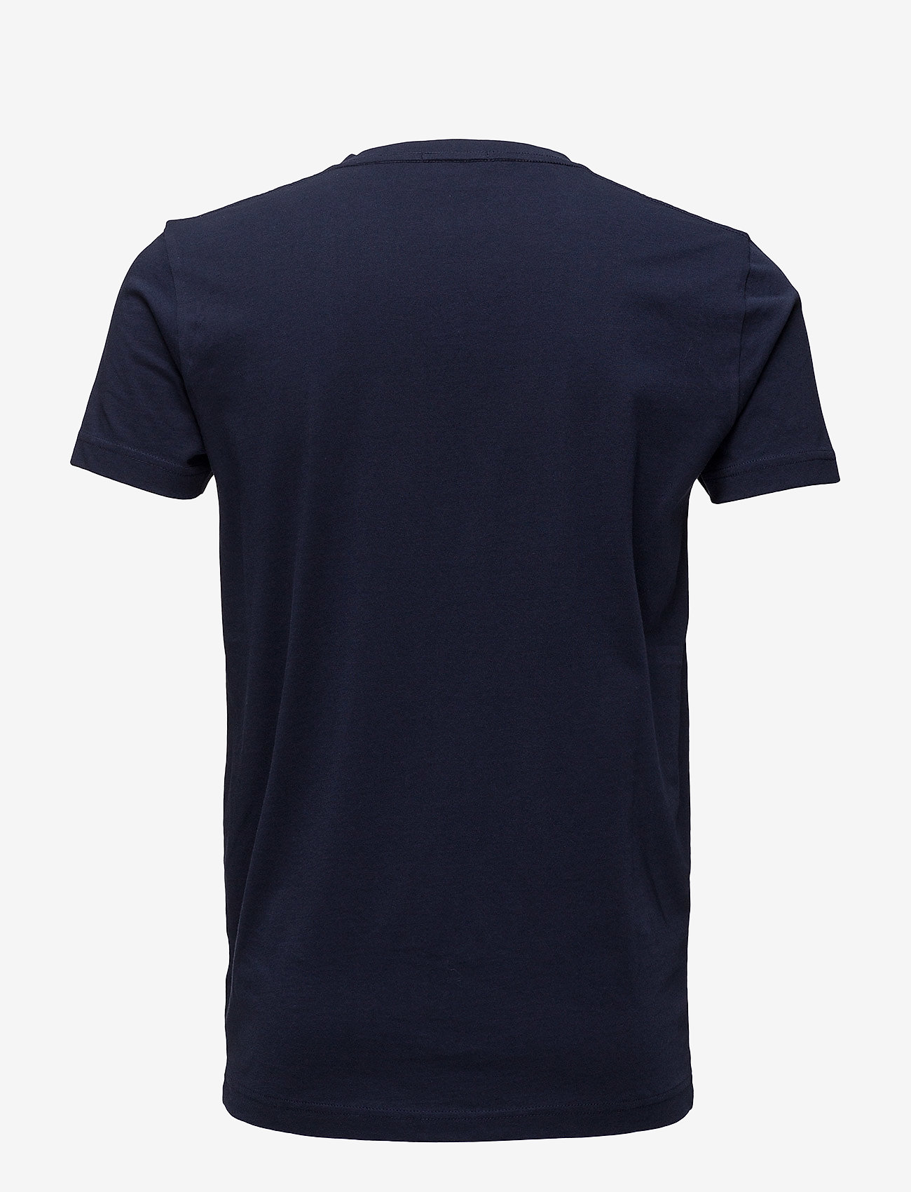 Gant - ORIGINAL SLIM V-NECK T-SHIRT - evening blue - 1