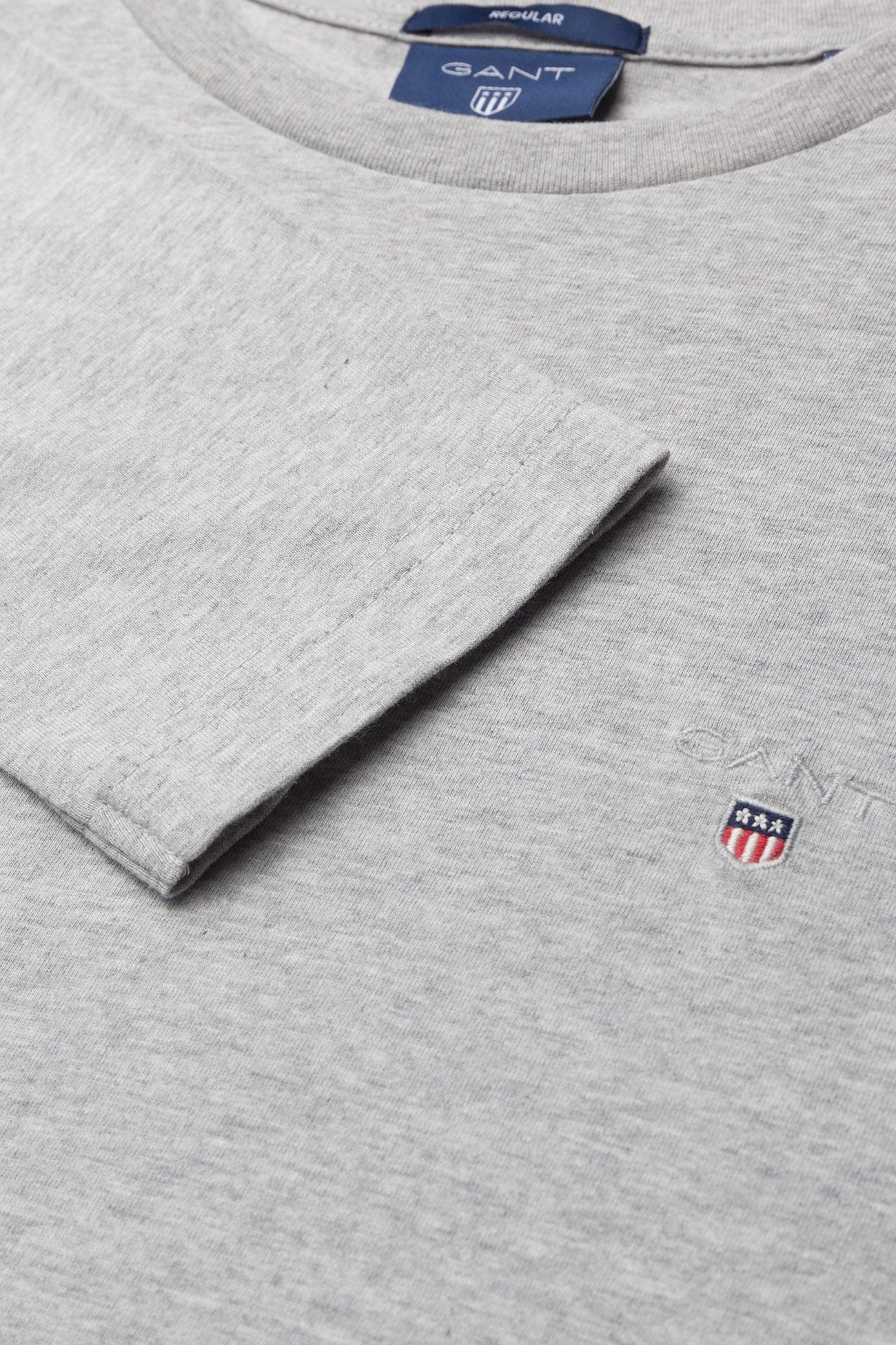Gant - ORIGINAL LS T-SHIRT - light grey melange - 2