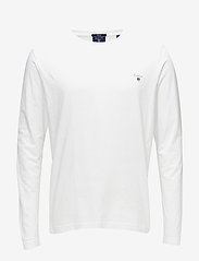 GANT - ORIGINAL LS T-SHIRT - basic t-shirts - white - 0