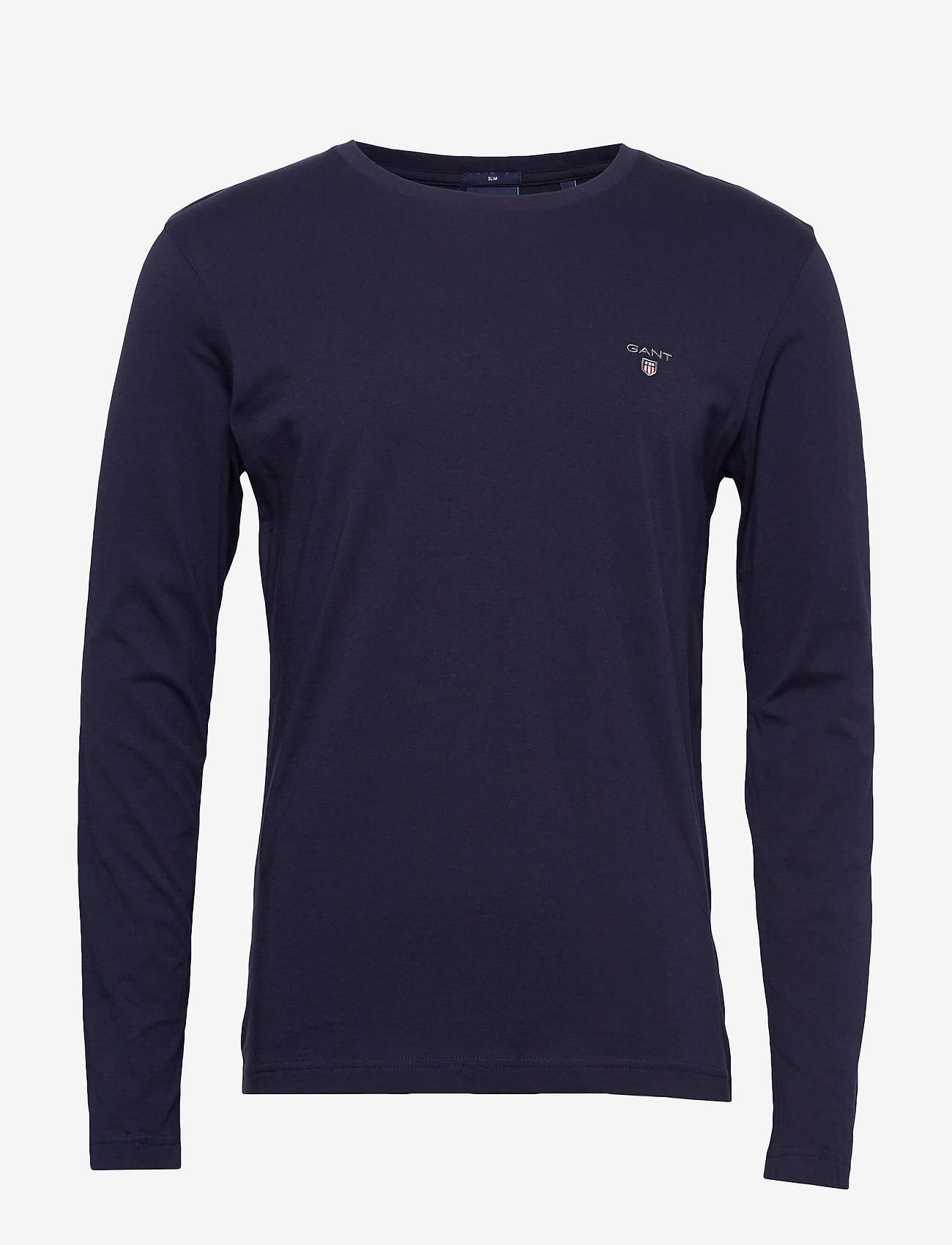Gant - ORIGINAL SLIM LS T-SHIRT - evening blue - 0
