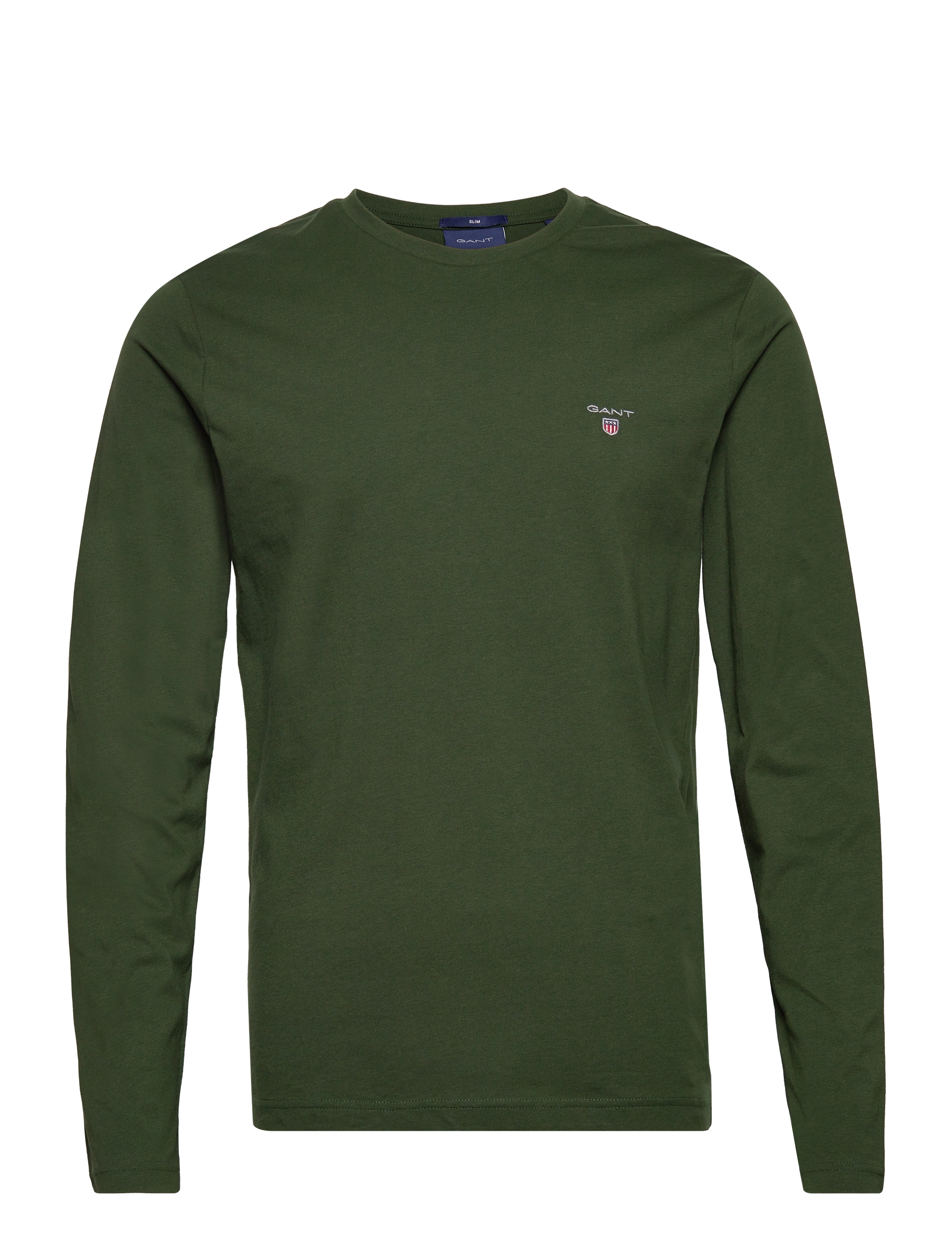 Gant - ORIGINAL SLIM LS T-SHIRT - storm green - 0