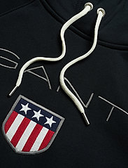 GANT - SHIELD HOODIE - džemperiai su gobtuvu - black - 2