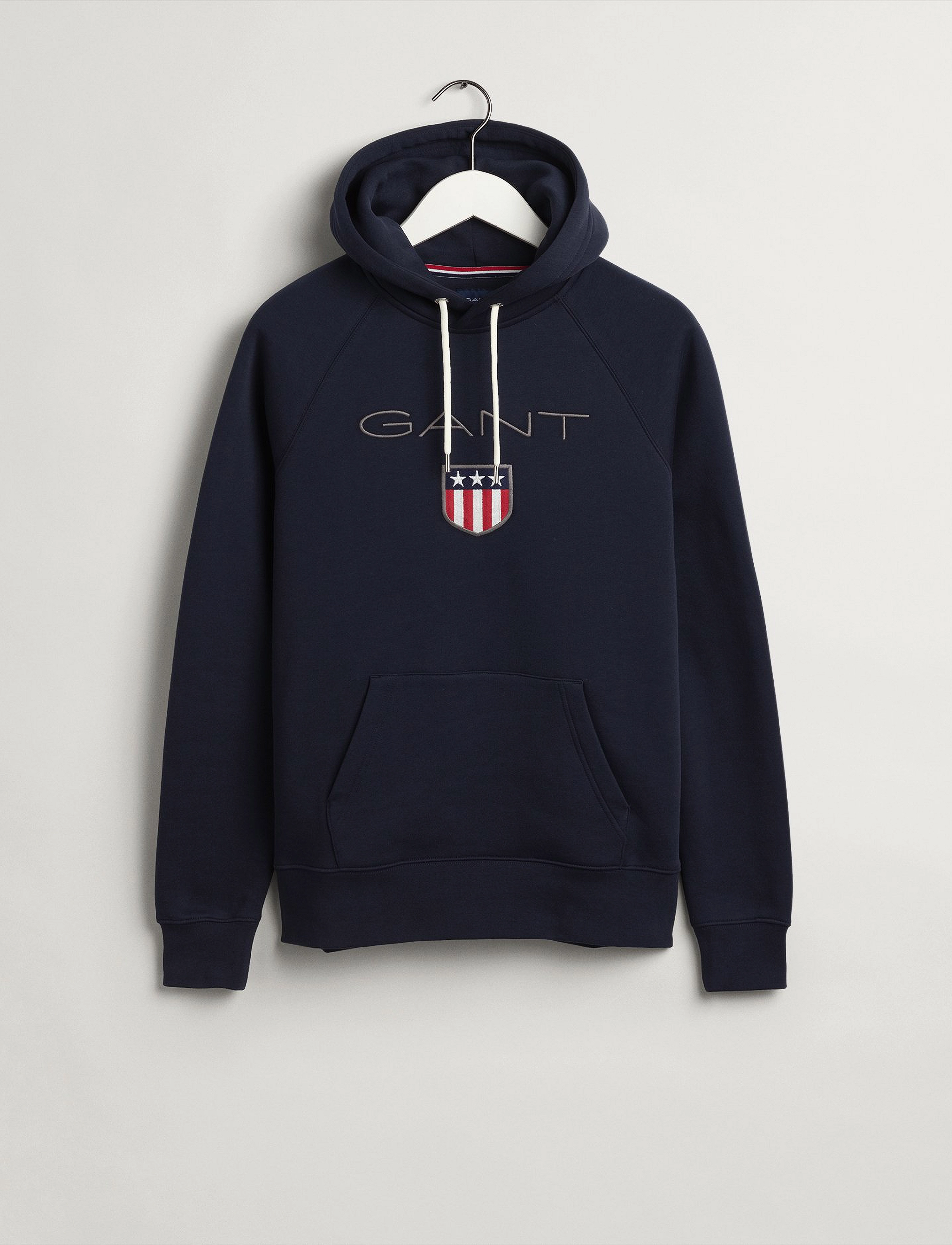 GANT - SHIELD HOODIE - evening blue - 4