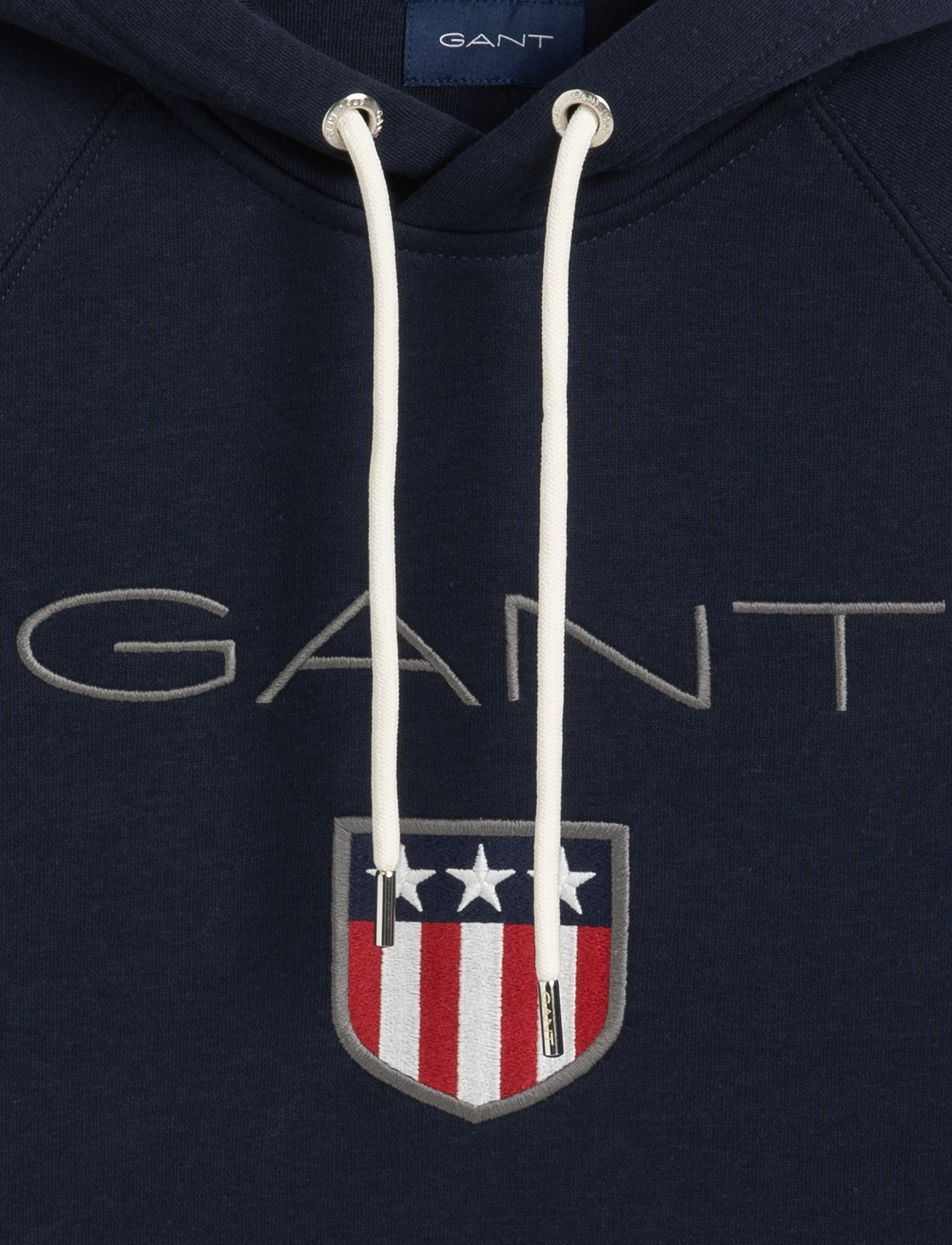 GANT - SHIELD HOODIE - evening blue - 5