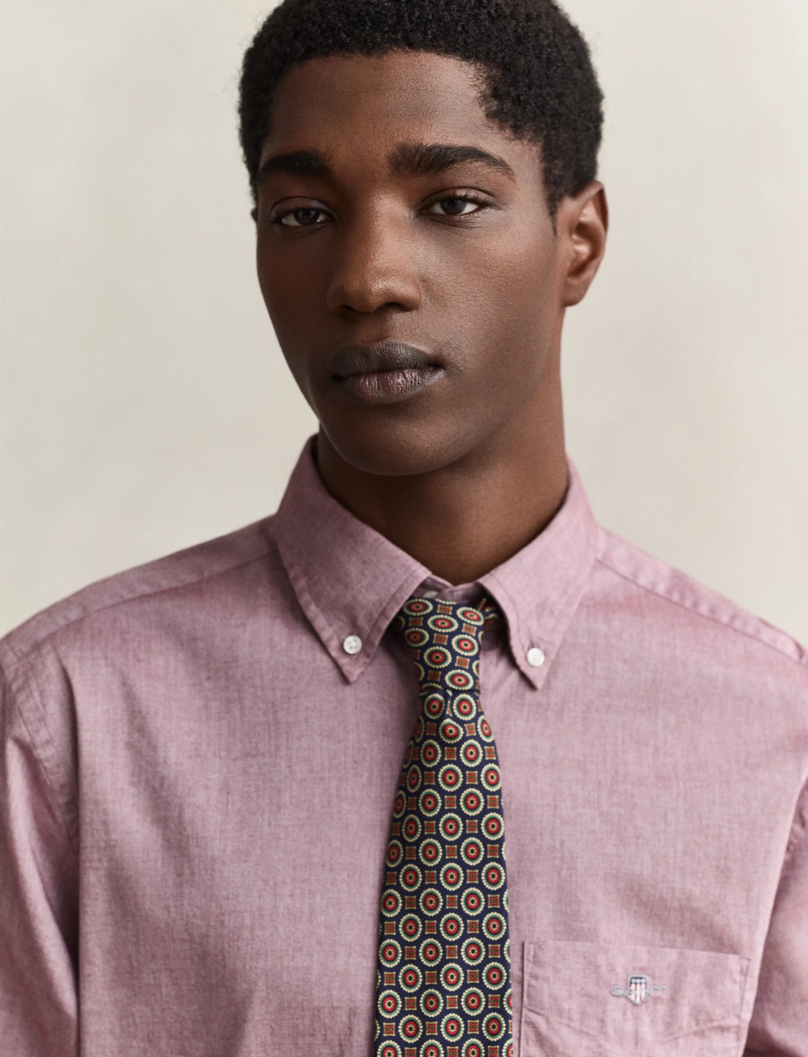 Gant - REG CLASSIC POPLIN SHIRT - casual shirts - deep grape wine - 3