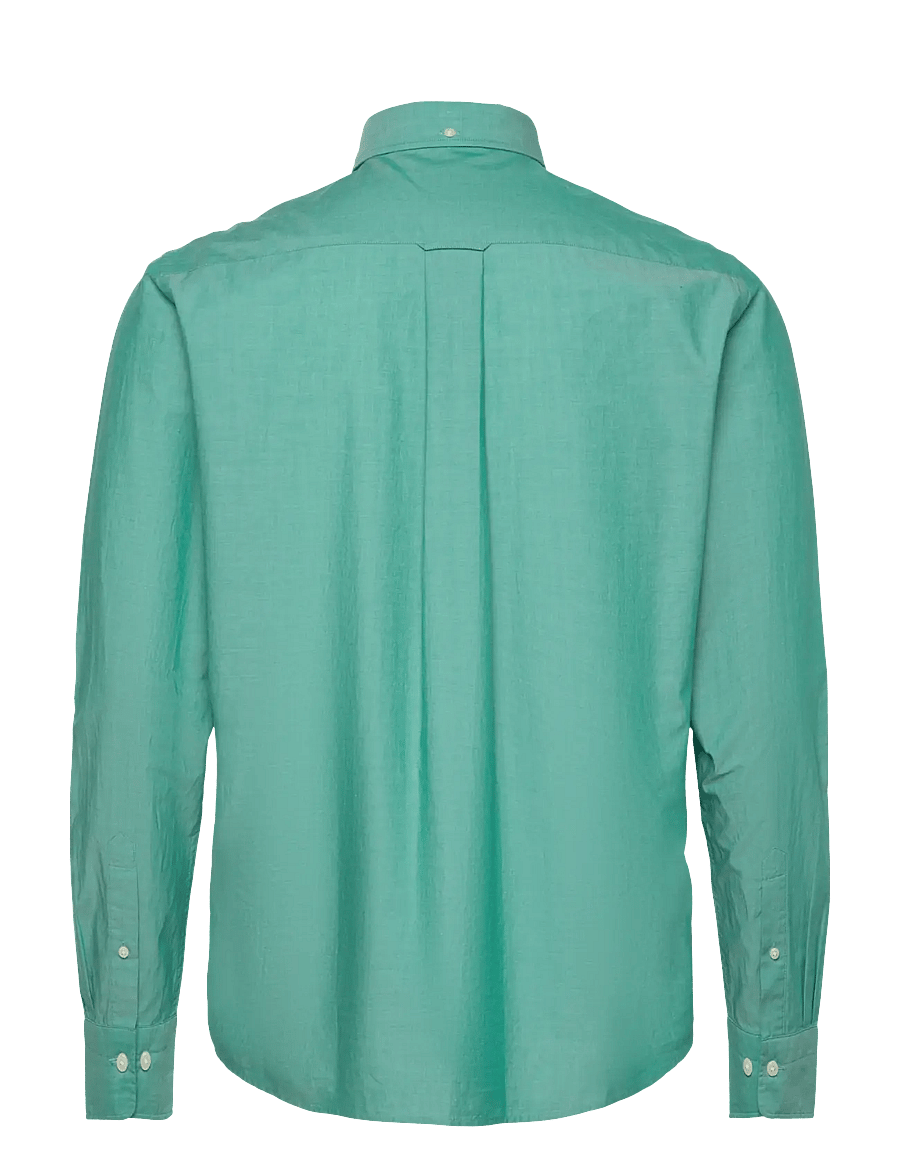 Gant - REG POPLIN SHIRT - casual shirts - deep green - 2