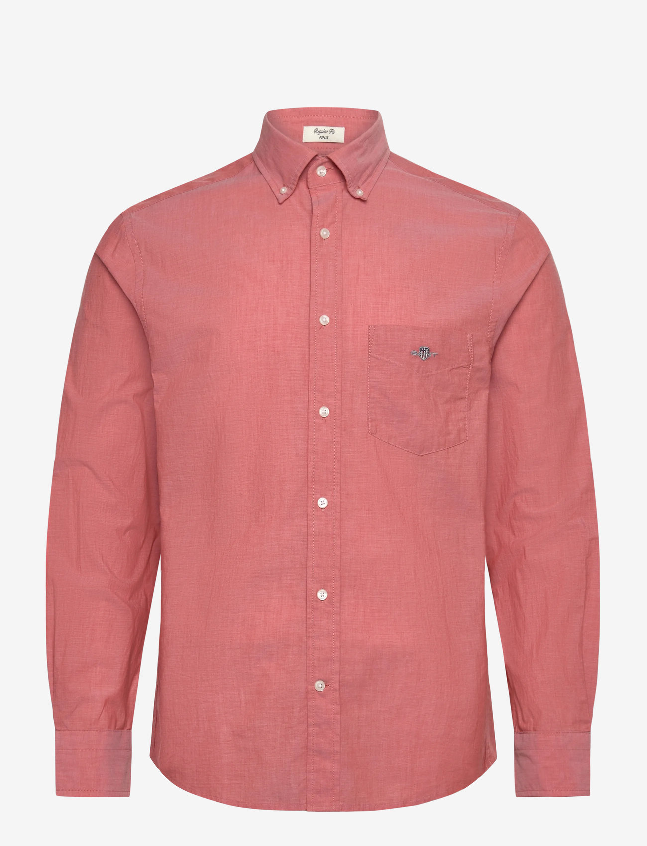 Gant - REG CLASSIC POPLIN SHIRT - casual skjorter - deep orange - 0