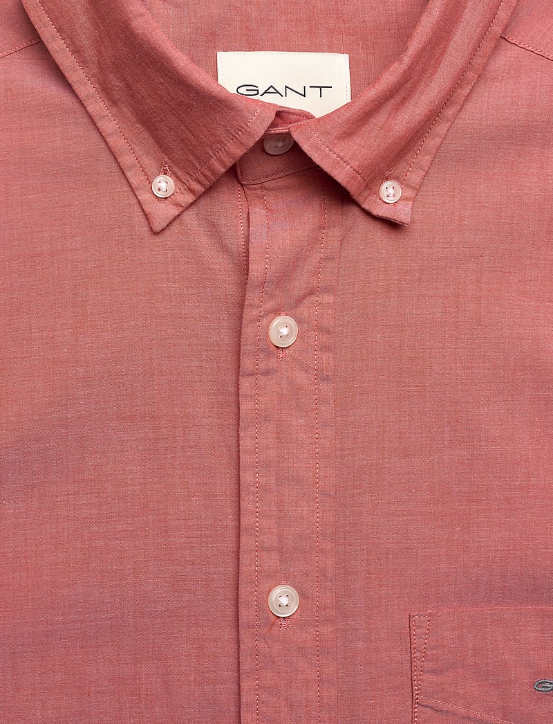 Gant - REG CLASSIC POPLIN SHIRT - casual skjorter - deep orange - 2
