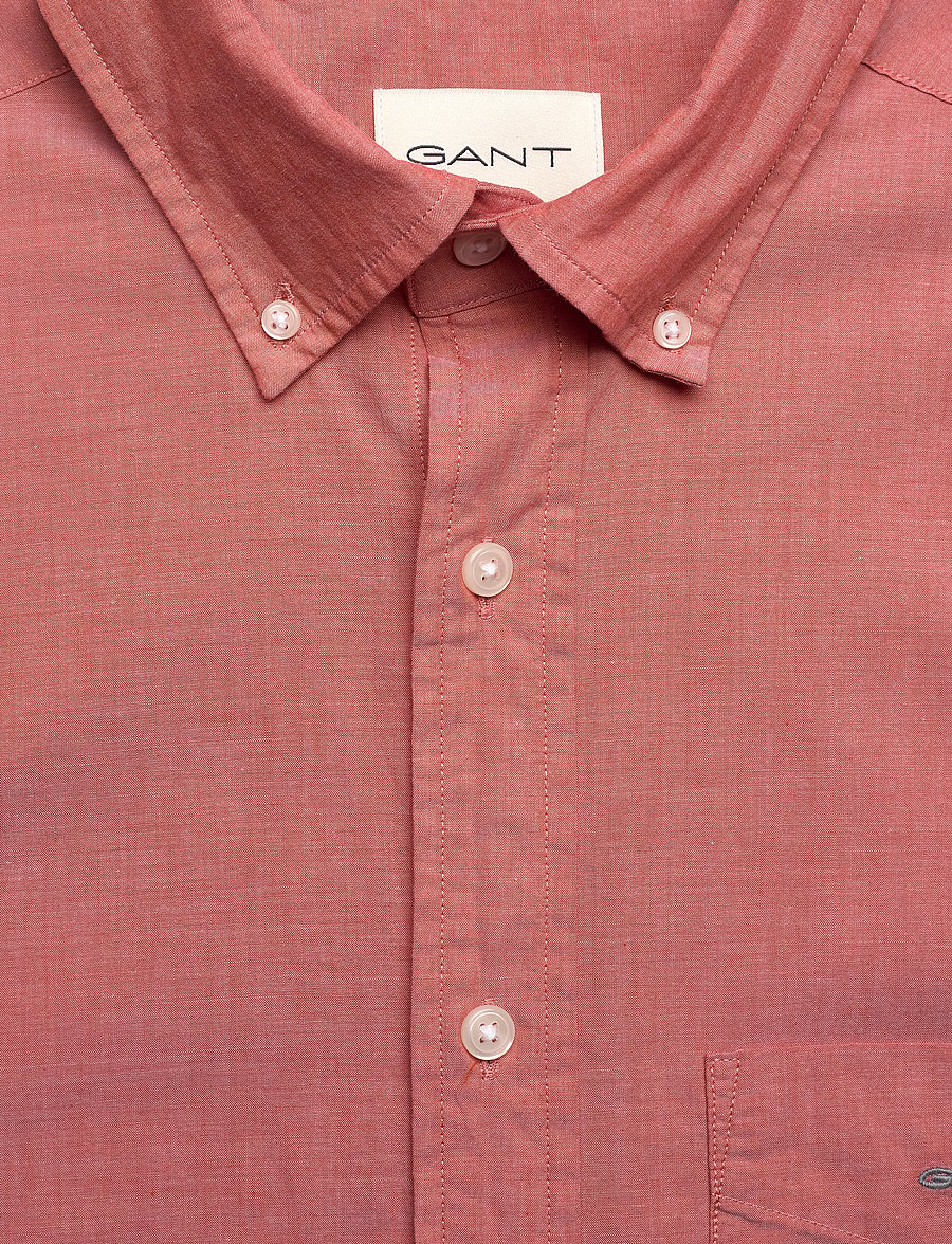 Gant - REG POPLIN SHIRT - casual shirts - deep orange - 2
