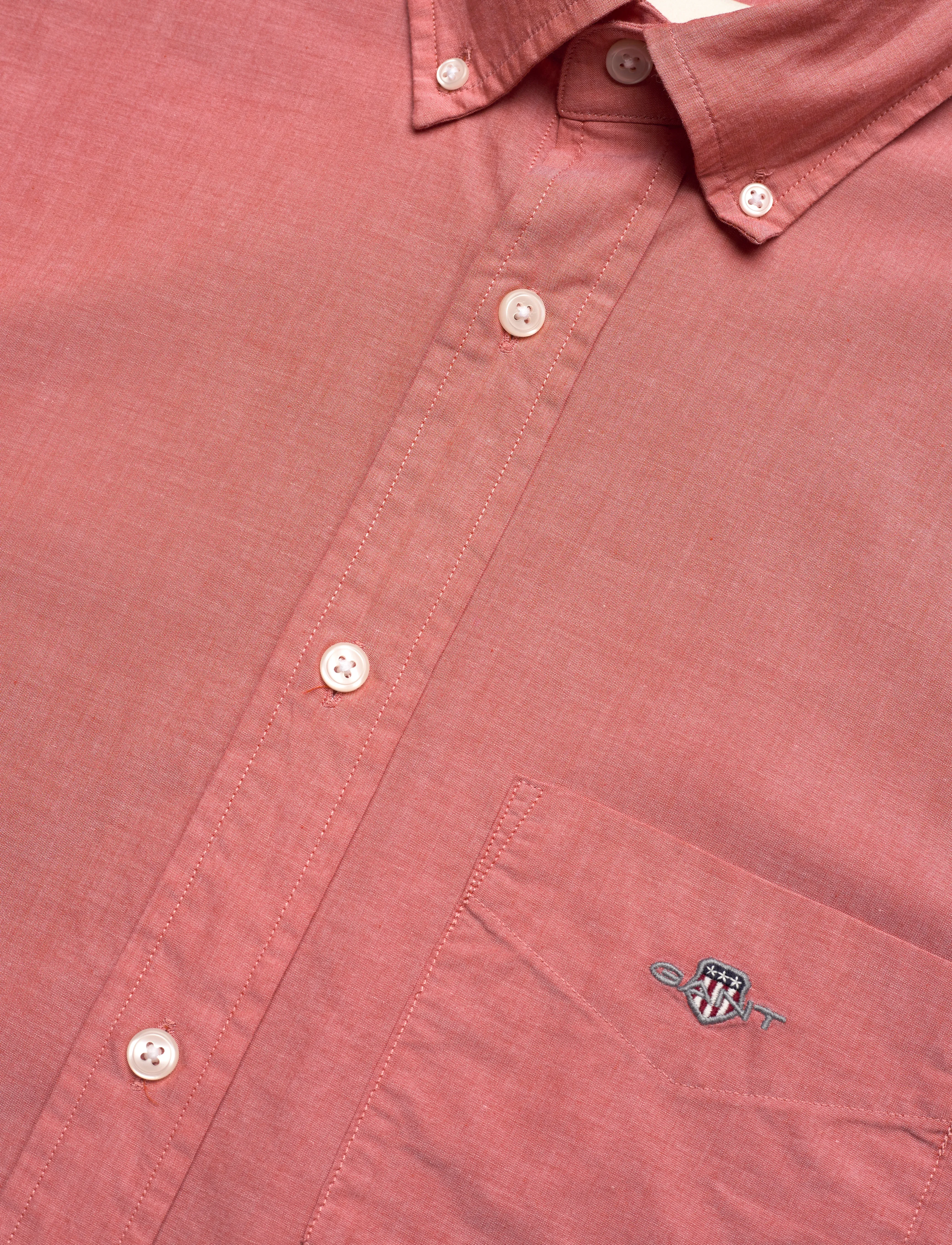 Gant - REG POPLIN SHIRT - casual shirts - deep orange - 3