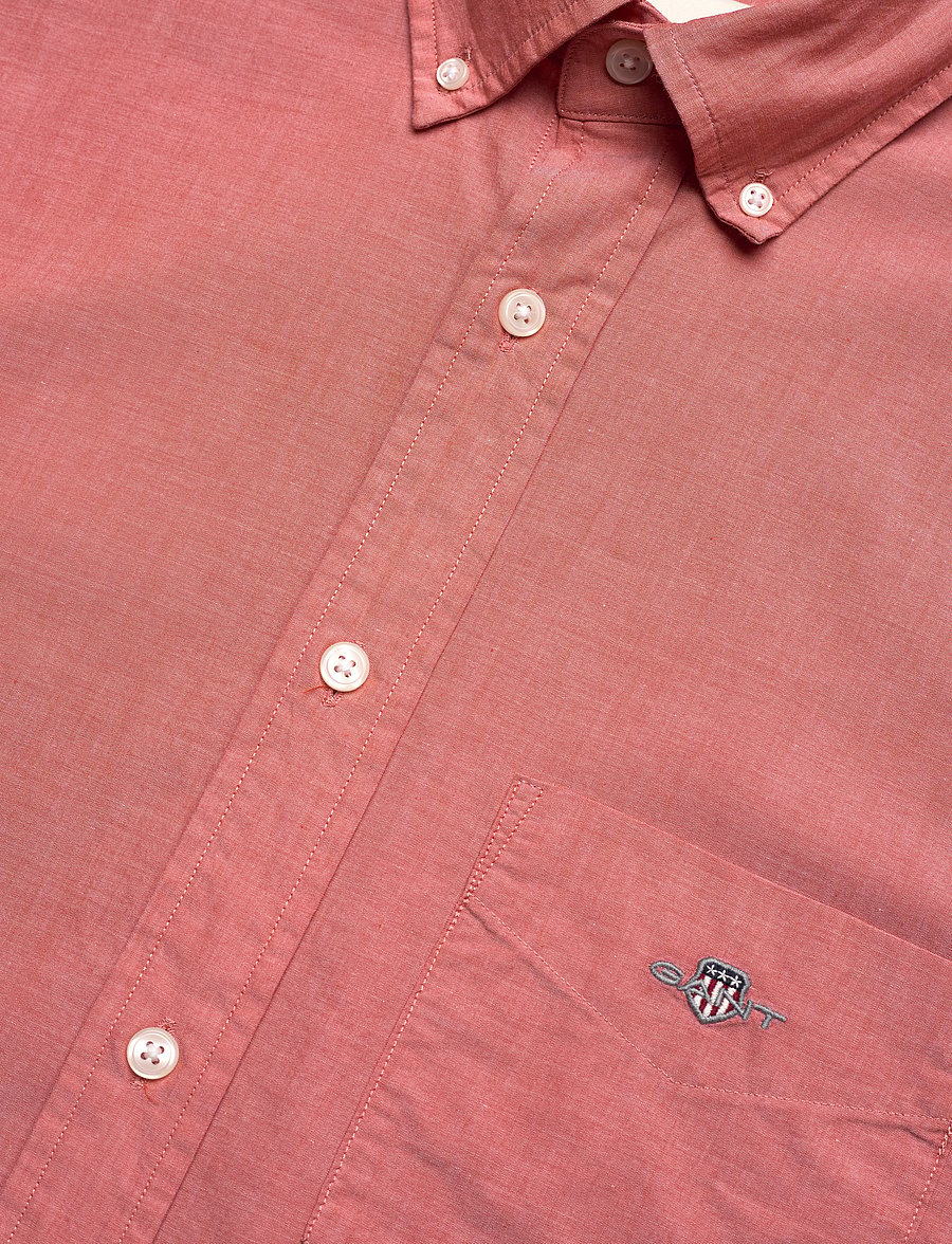 Gant - REG POPLIN SHIRT - casual shirts - deep orange - 3