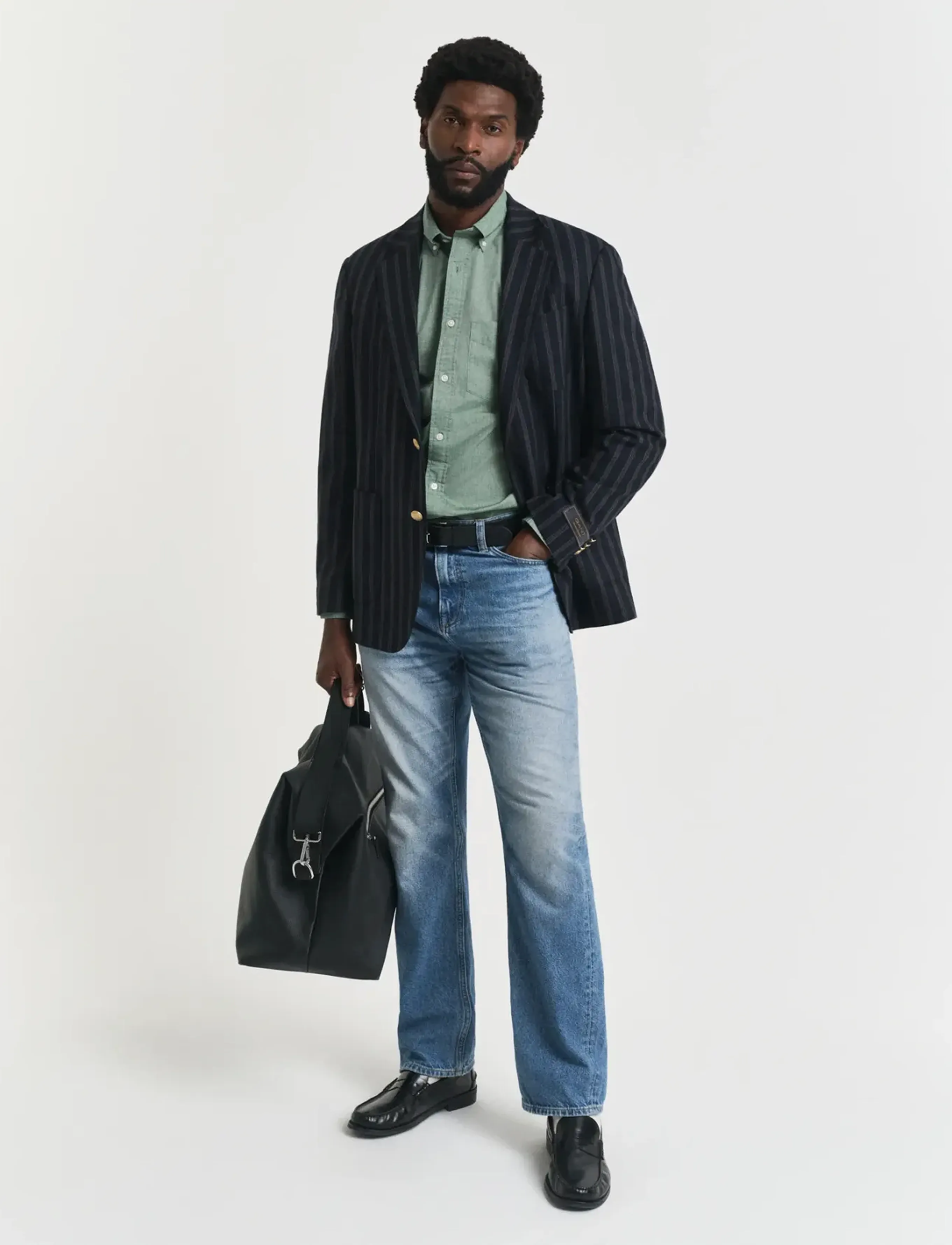 Gant - REG POPLIN SHIRT - casual shirts - forest green - 4