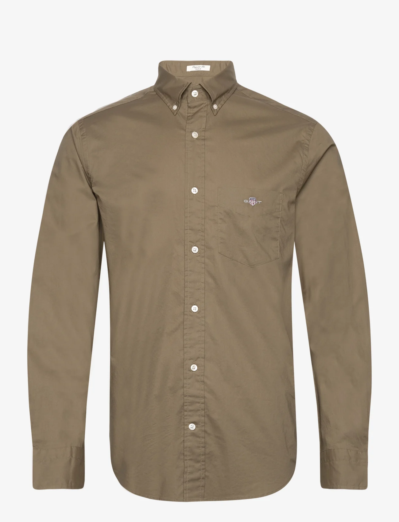 GANT - REG POPLIN SHIRT - basic skjorter - juniper green - 0