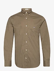 GANT - REG POPLIN SHIRT - basic skjorter - juniper green - 0