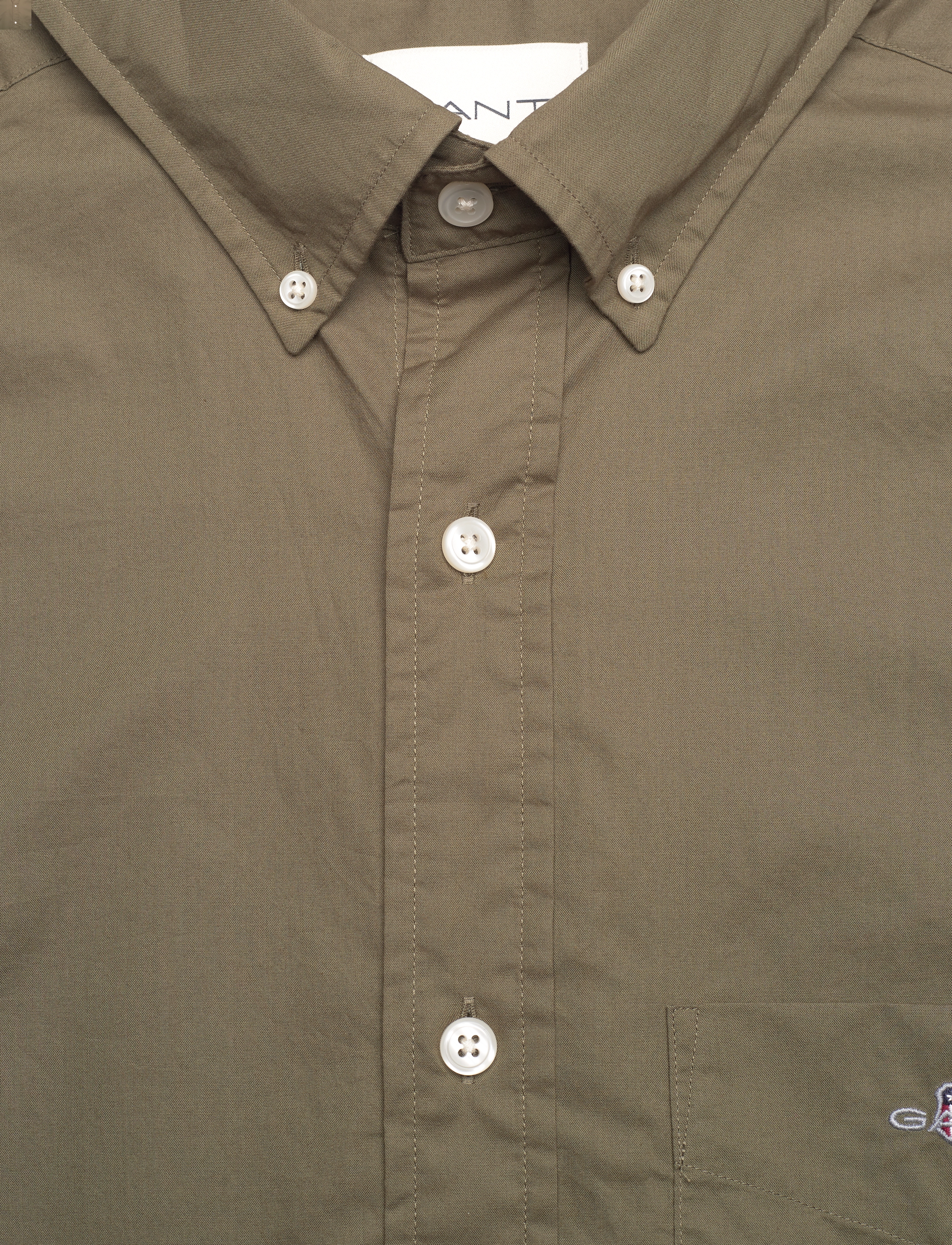Gant - REG CLASSIC POPLIN SHIRT - basic skjorter - juniper green - 2