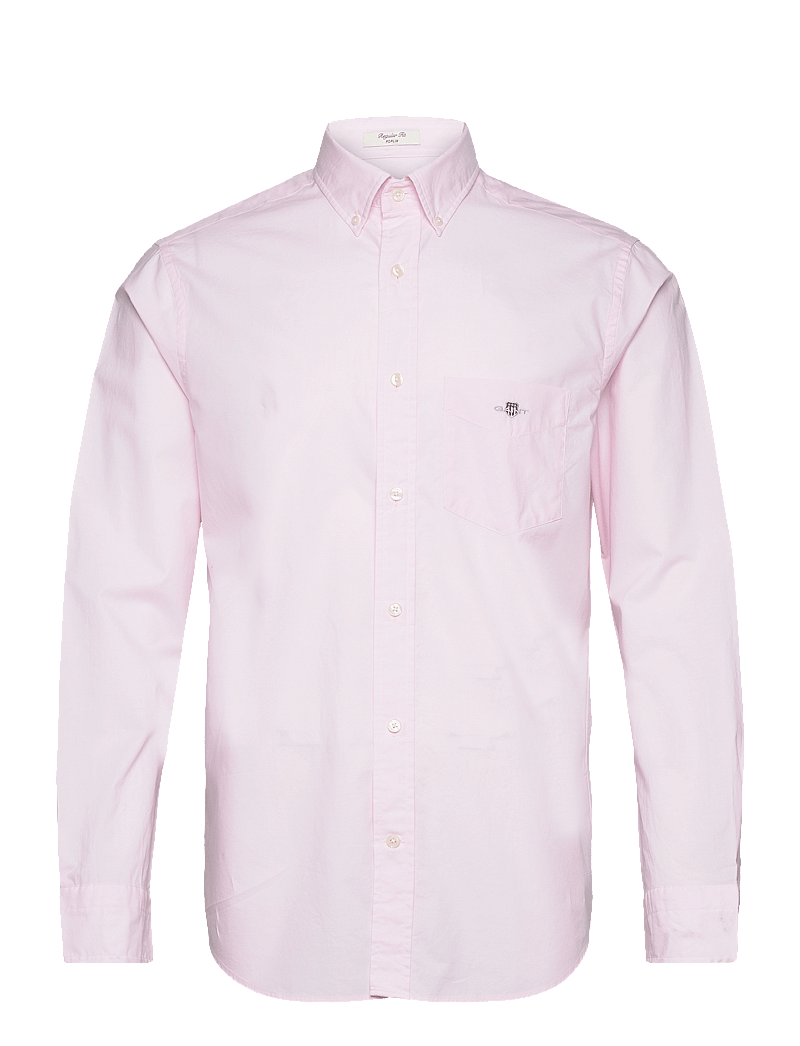 GANT - REG POPLIN SHIRT - basic skjortor - light pink - 1