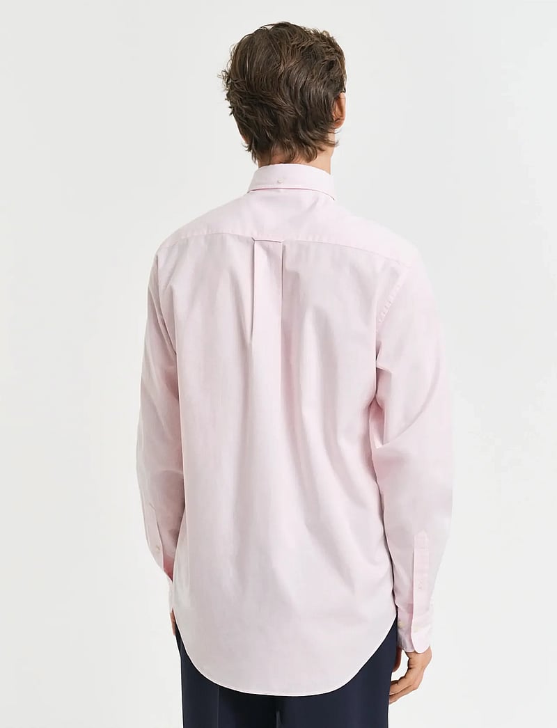 GANT - REG POPLIN SHIRT - casual skjorter - light pink - 3