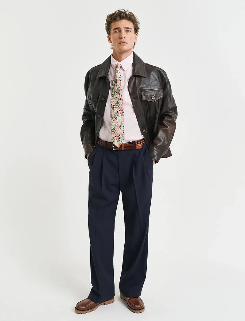 GANT - REG POPLIN SHIRT - casual skjorter - light pink - 5