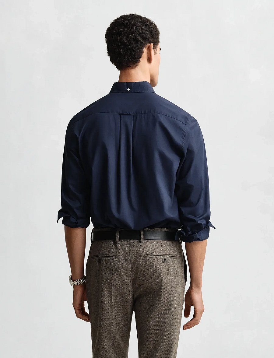 Gant - REG POPLIN SHIRT - casual hemden - marine - 3