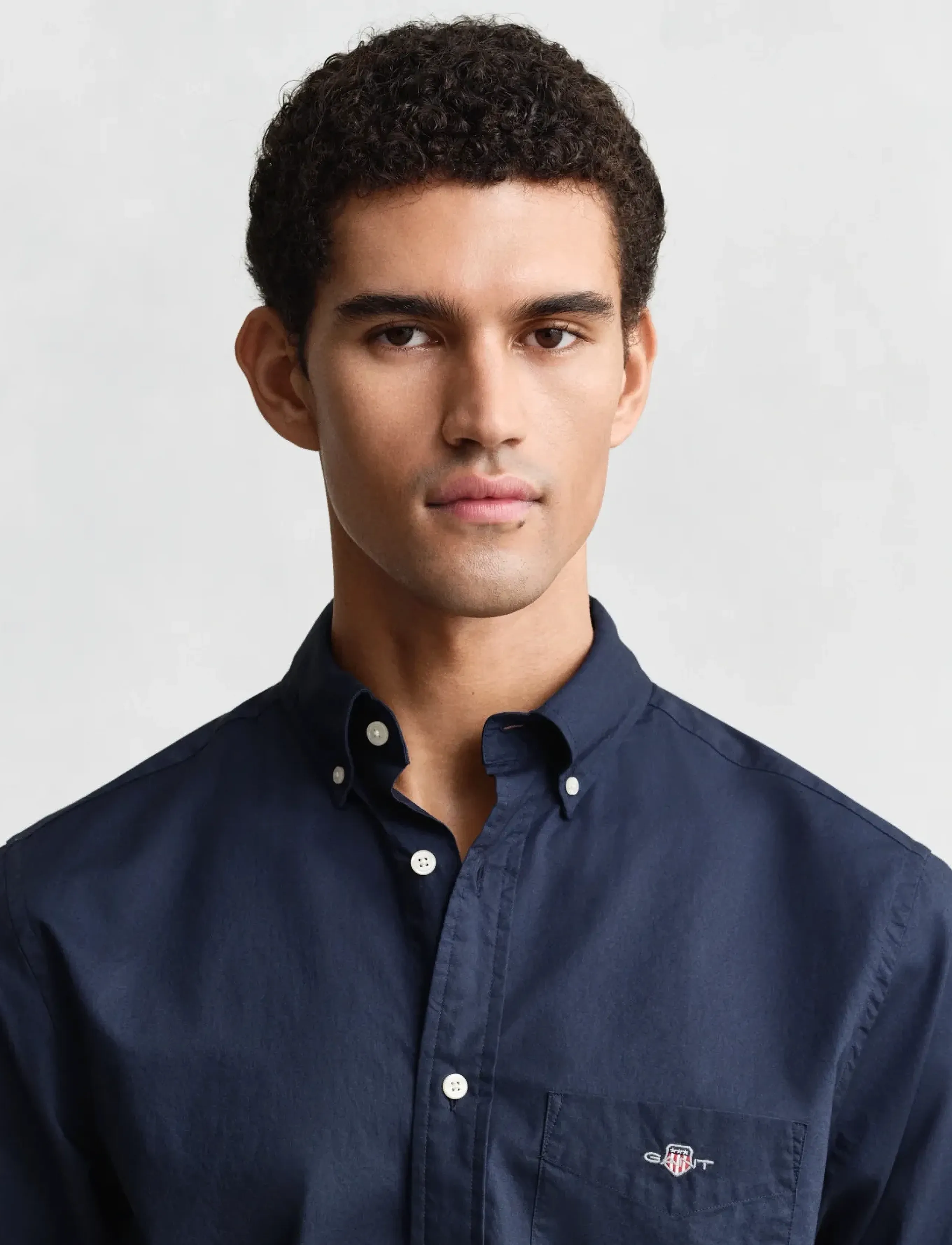 Gant - REG POPLIN SHIRT - casual hemden - marine - 4