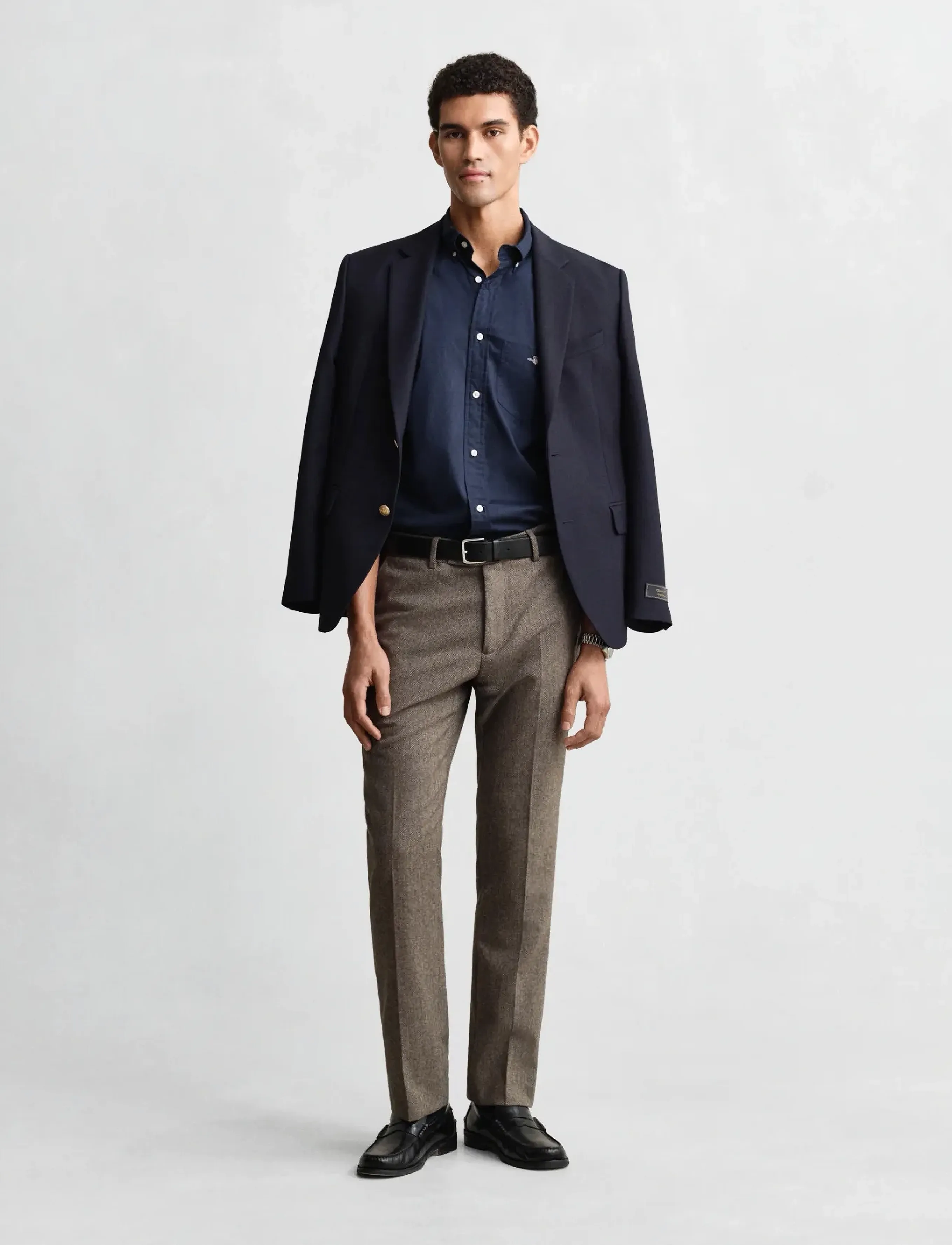 Gant - REG POPLIN SHIRT - casual hemden - marine - 5