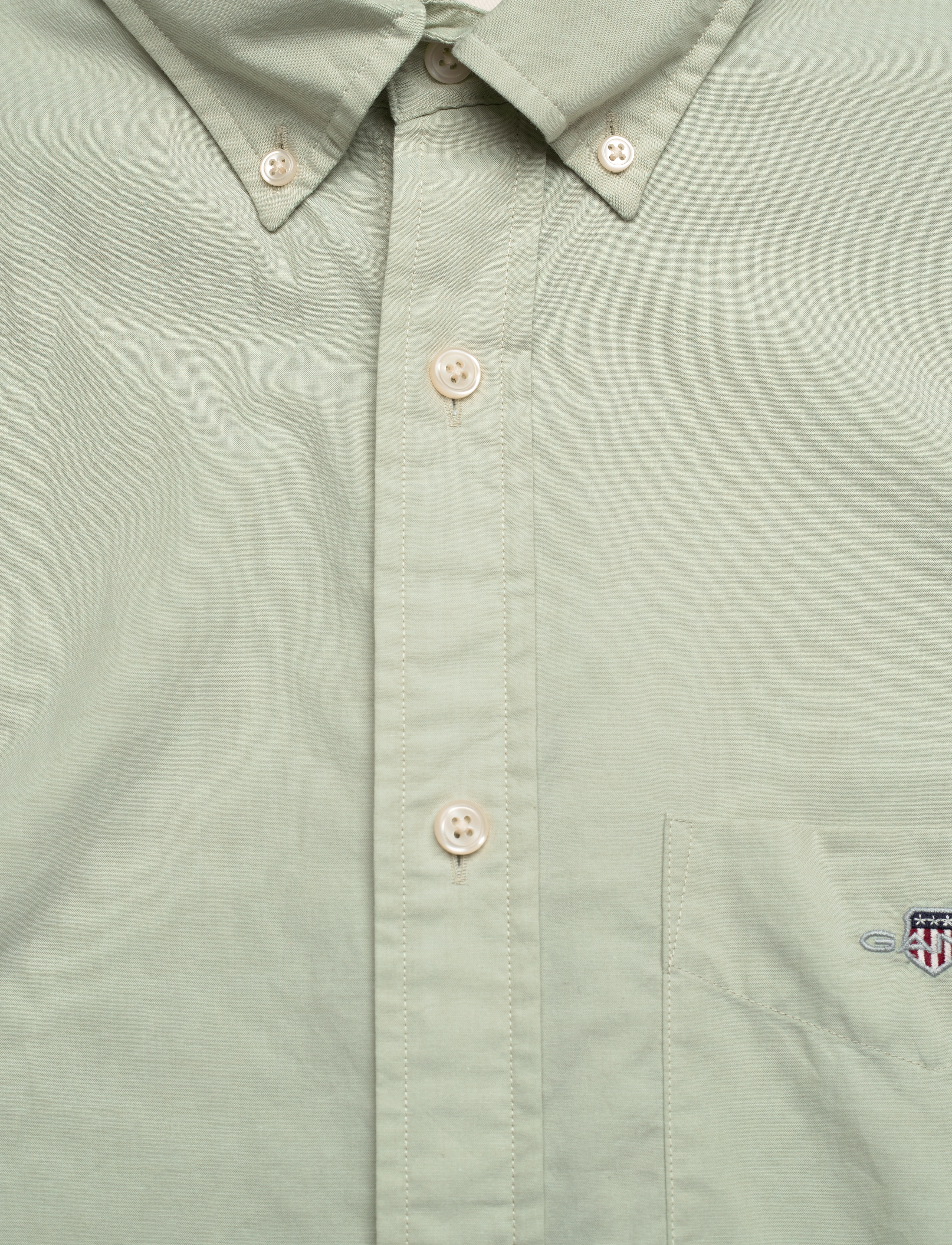 Gant - REG CLASSIC POPLIN SHIRT - basic skjorter - milky matcha - 2