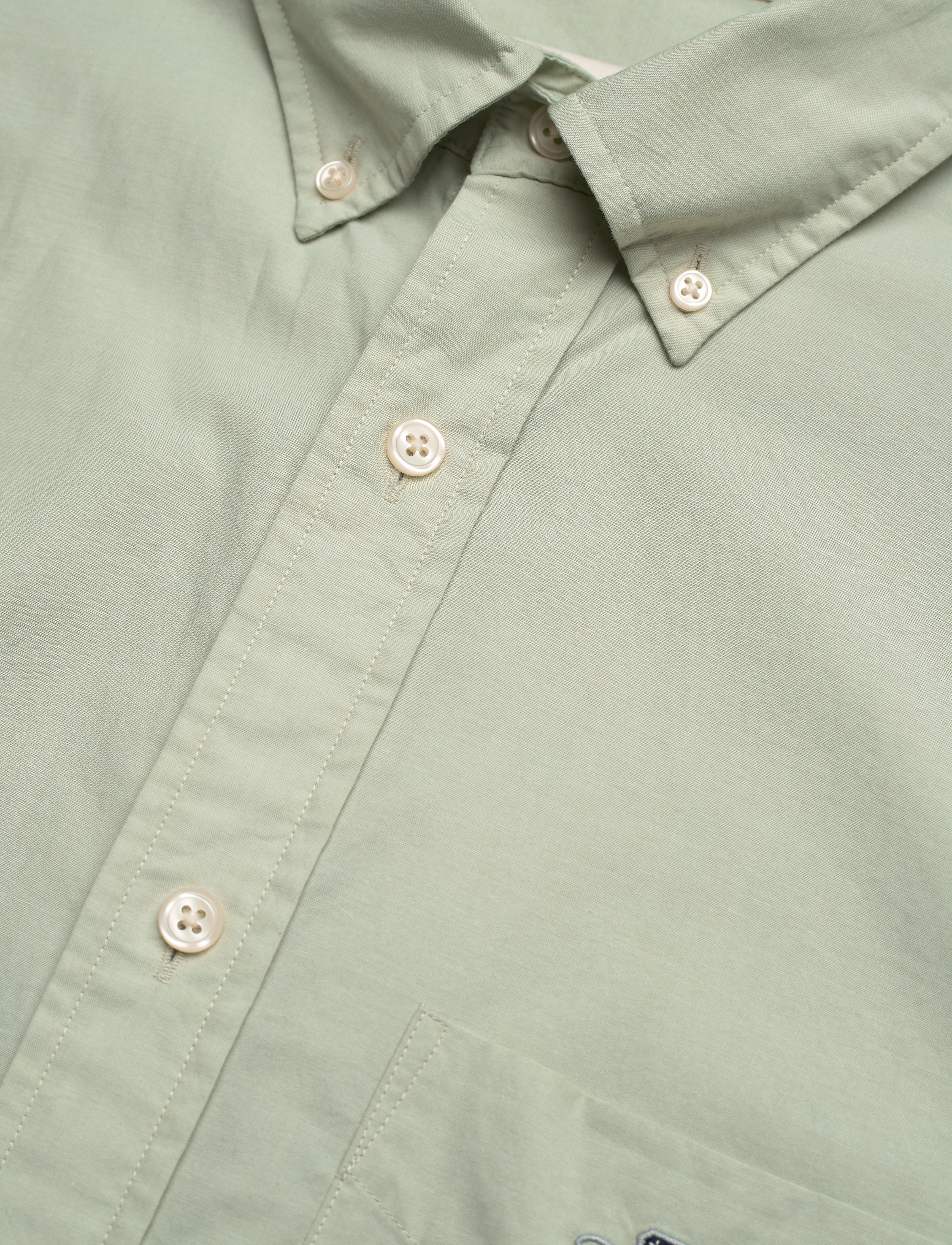 Gant - REG CLASSIC POPLIN SHIRT - basic skjorter - milky matcha - 3
