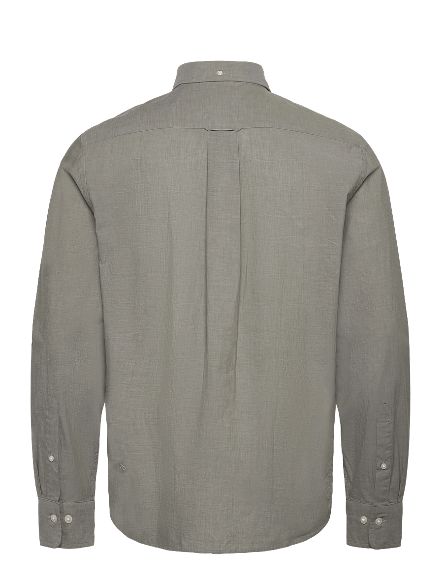 Gant - REG POPLIN SHIRT - casual skjortor - moss green - 1