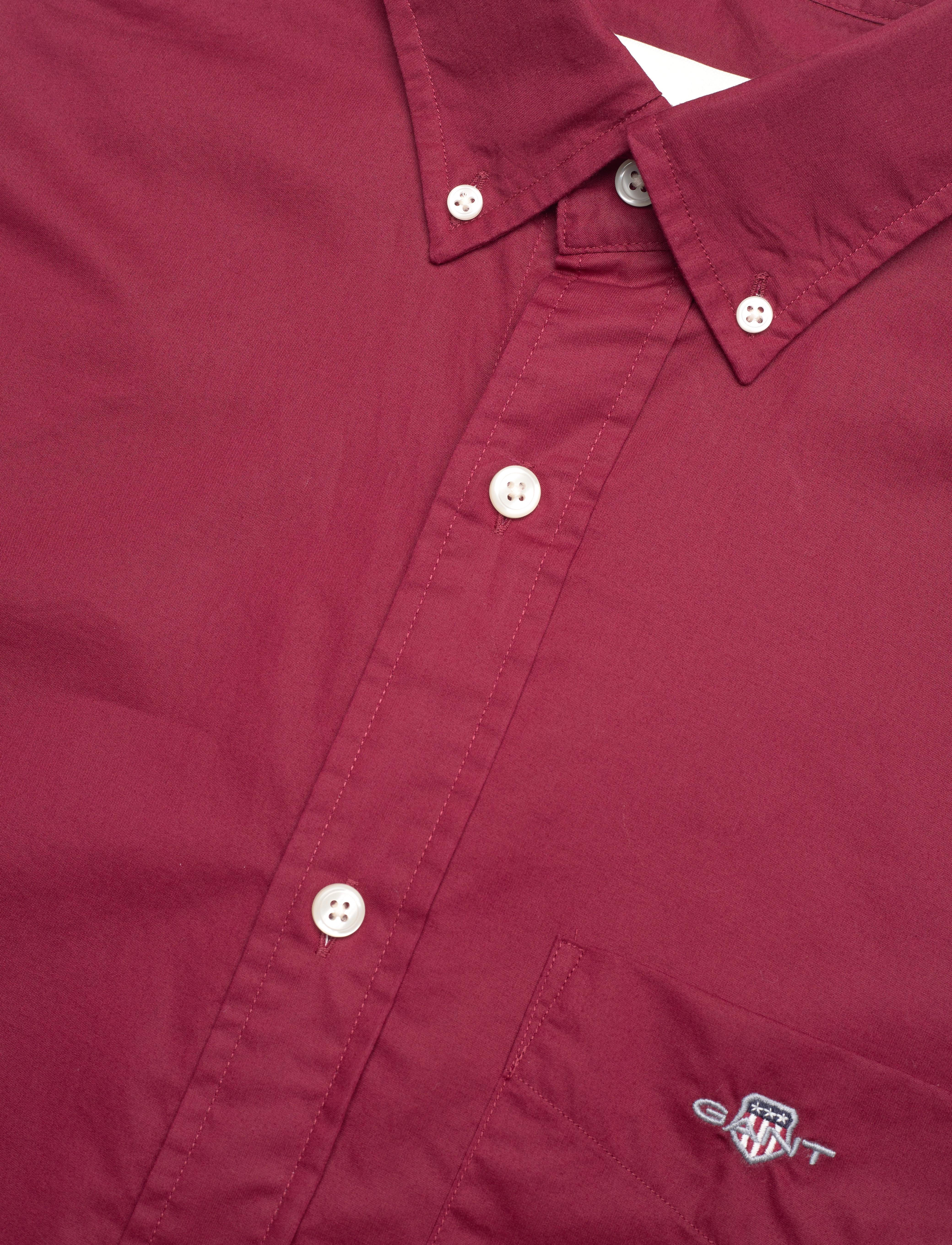Gant - REG CLASSIC POPLIN SHIRT - basic skjorter - plumped red - 3