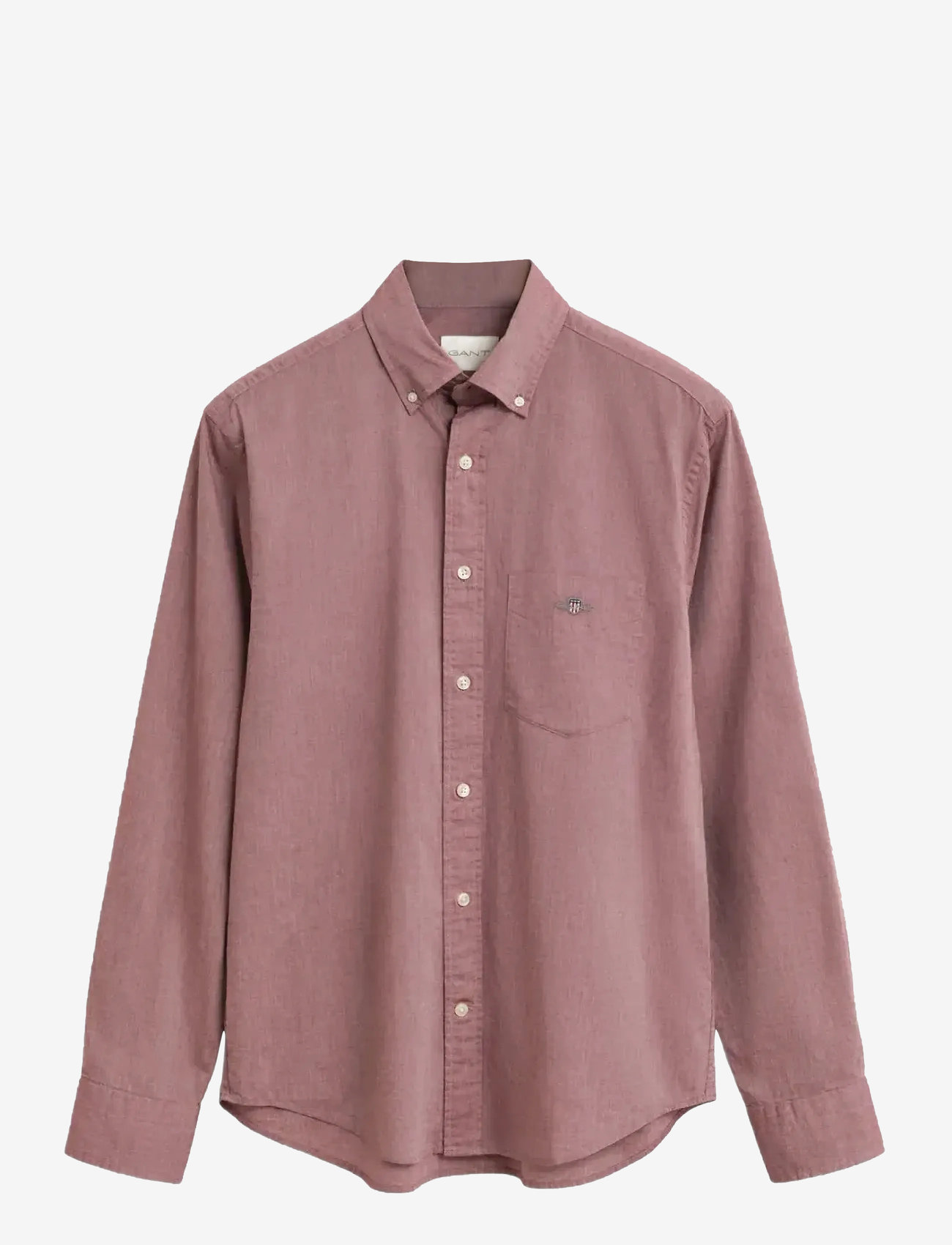 GANT - REG CLASSIC POPLIN SHIRT - basic skjortor - plumped red melange - 0