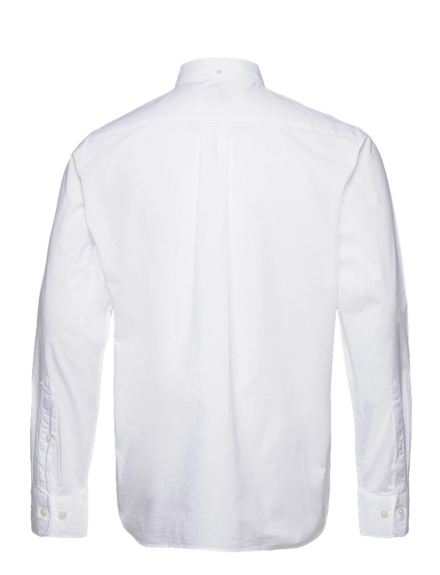 Gant - REG POPLIN SHIRT - casual skjortor - white - 2
