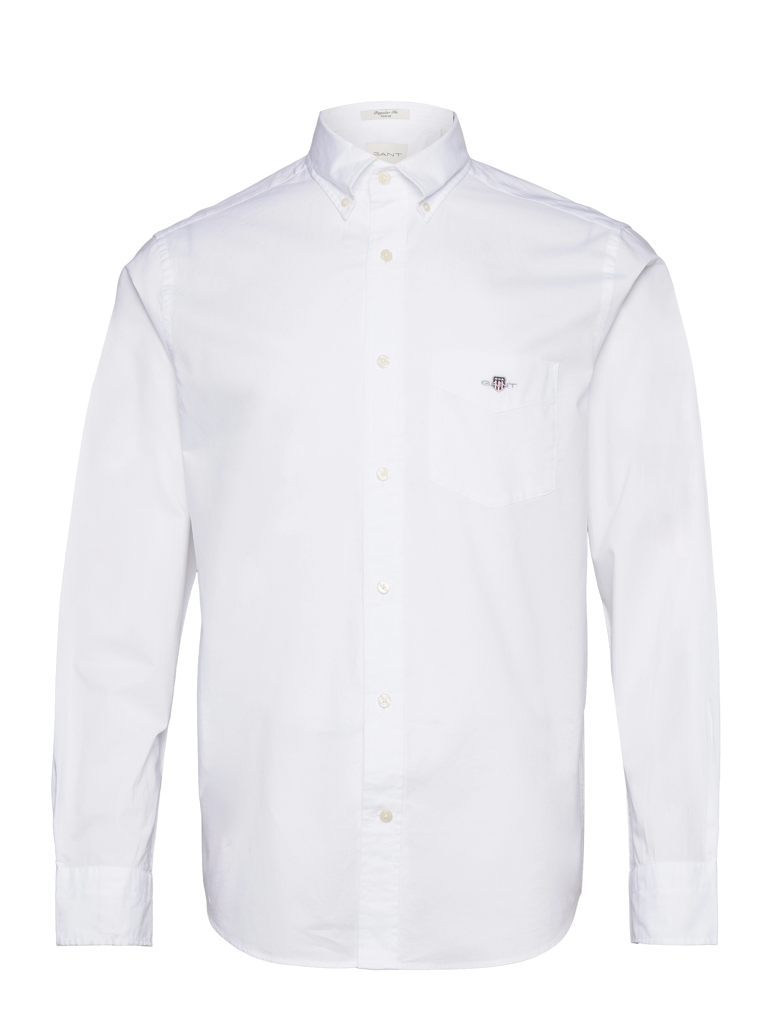 Gant - REG CLASSIC POPLIN SHIRT - casual skjorter - white - 1