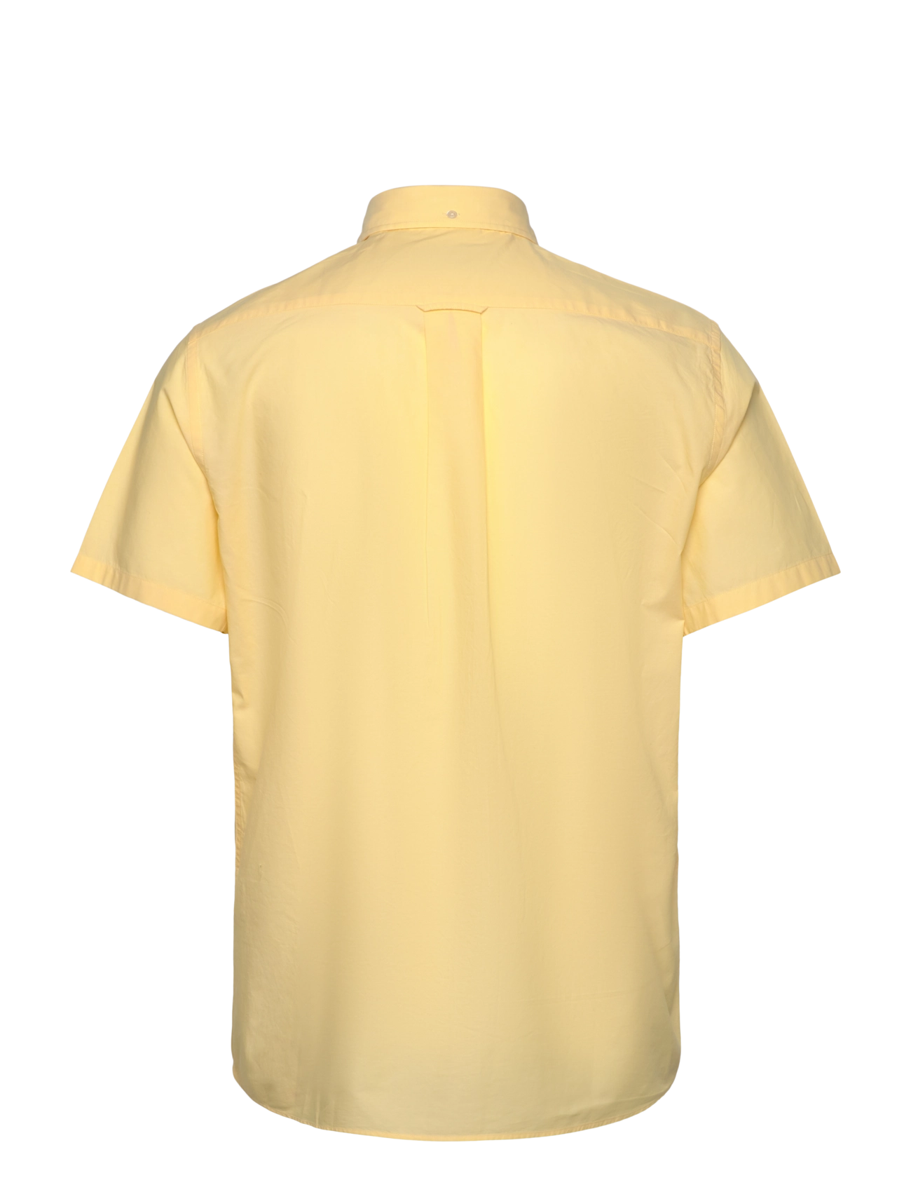 Gant - REG CLASSIC POPLIN SS SHIRT - kortærmede skjorter - banana yellow - 1