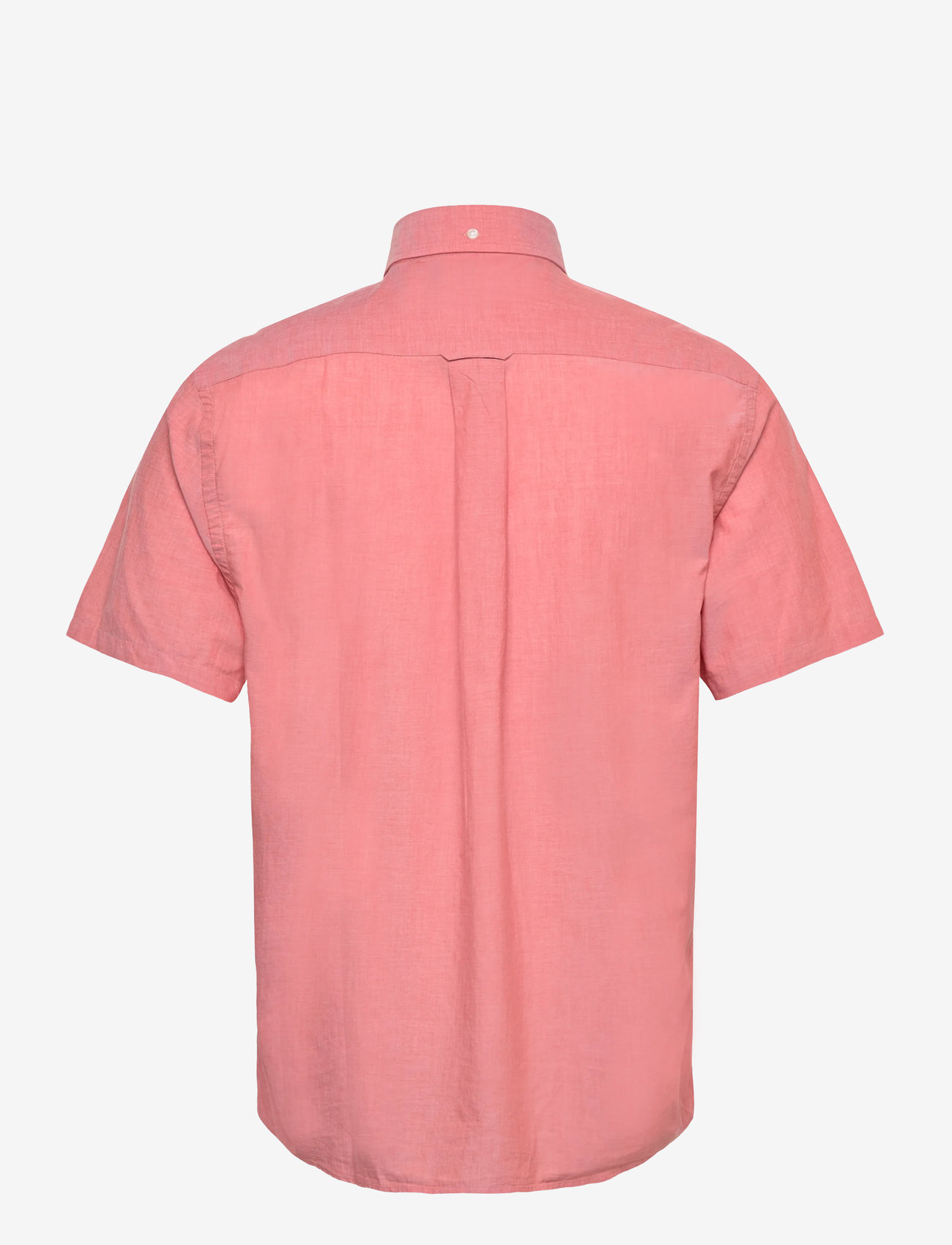 GANT - REG CLASSIC POPLIN SS SHIRT - kortærmede skjorter - deep orange - 1