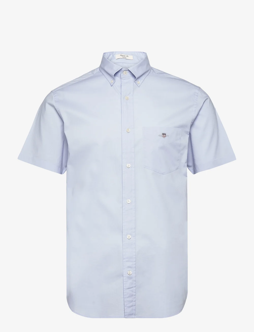 GANT - REG CLASSIC POPLIN SS SHIRT - basic-hemden - light blue - 0