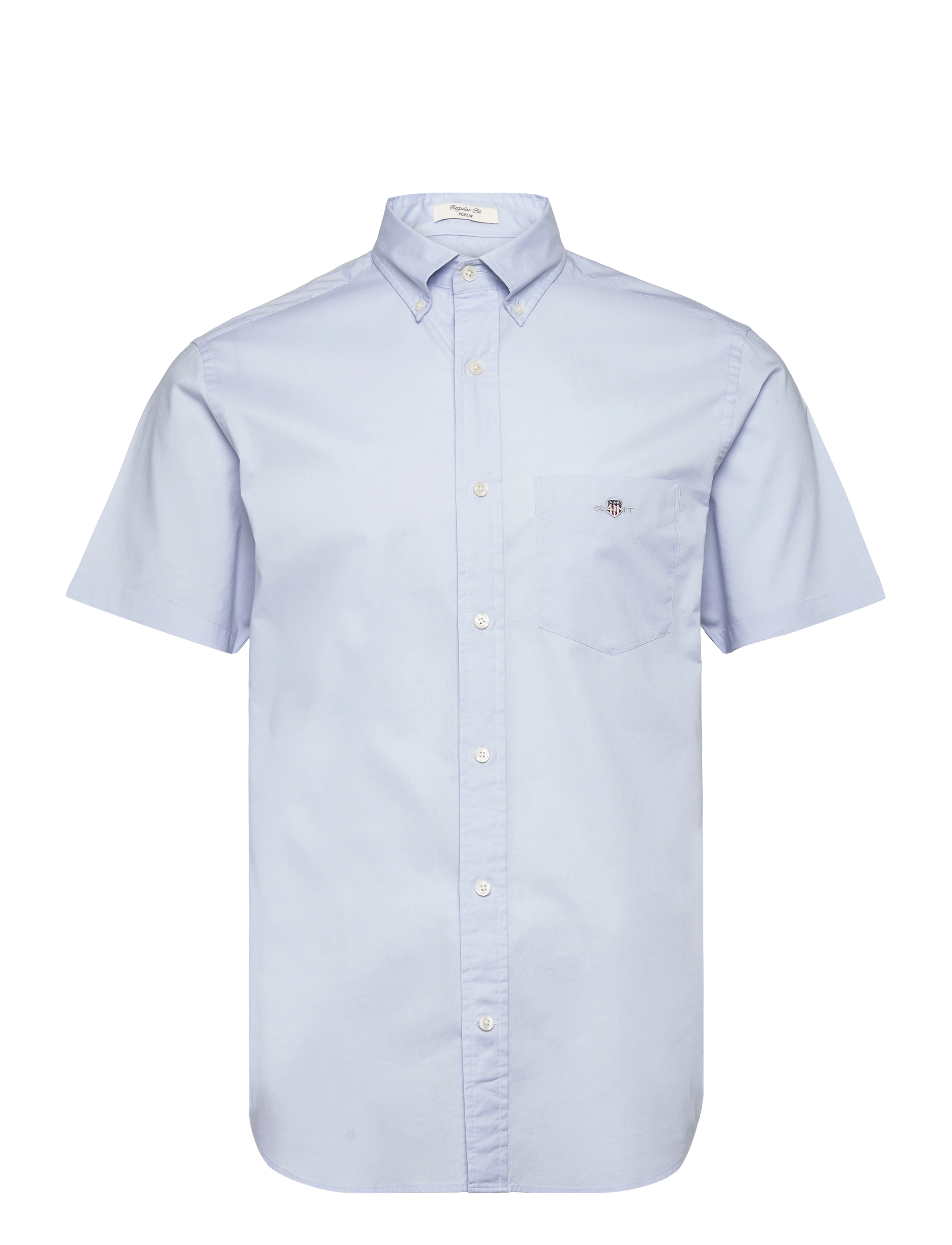 Gant REG CLASSIC POPLIN SS SHIRT - Basic shirts - LIGHT BLUE / blue