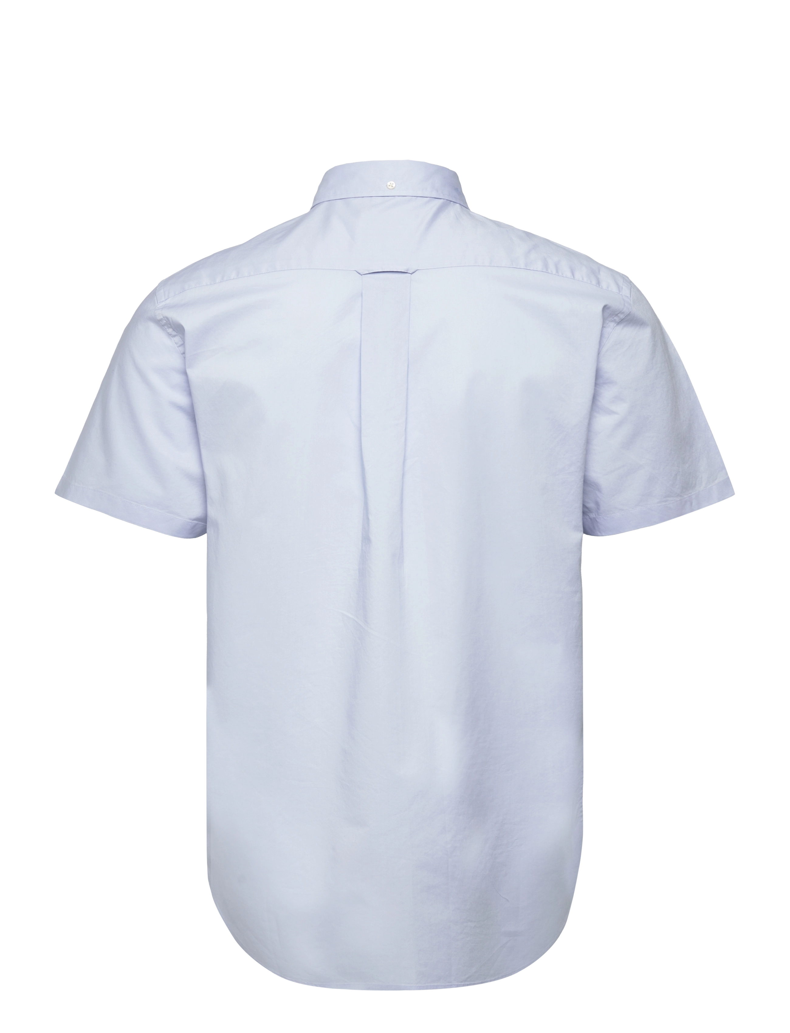 Gant - REG CLASSIC POPLIN SS SHIRT - kurzarmhemden - light blue - 2